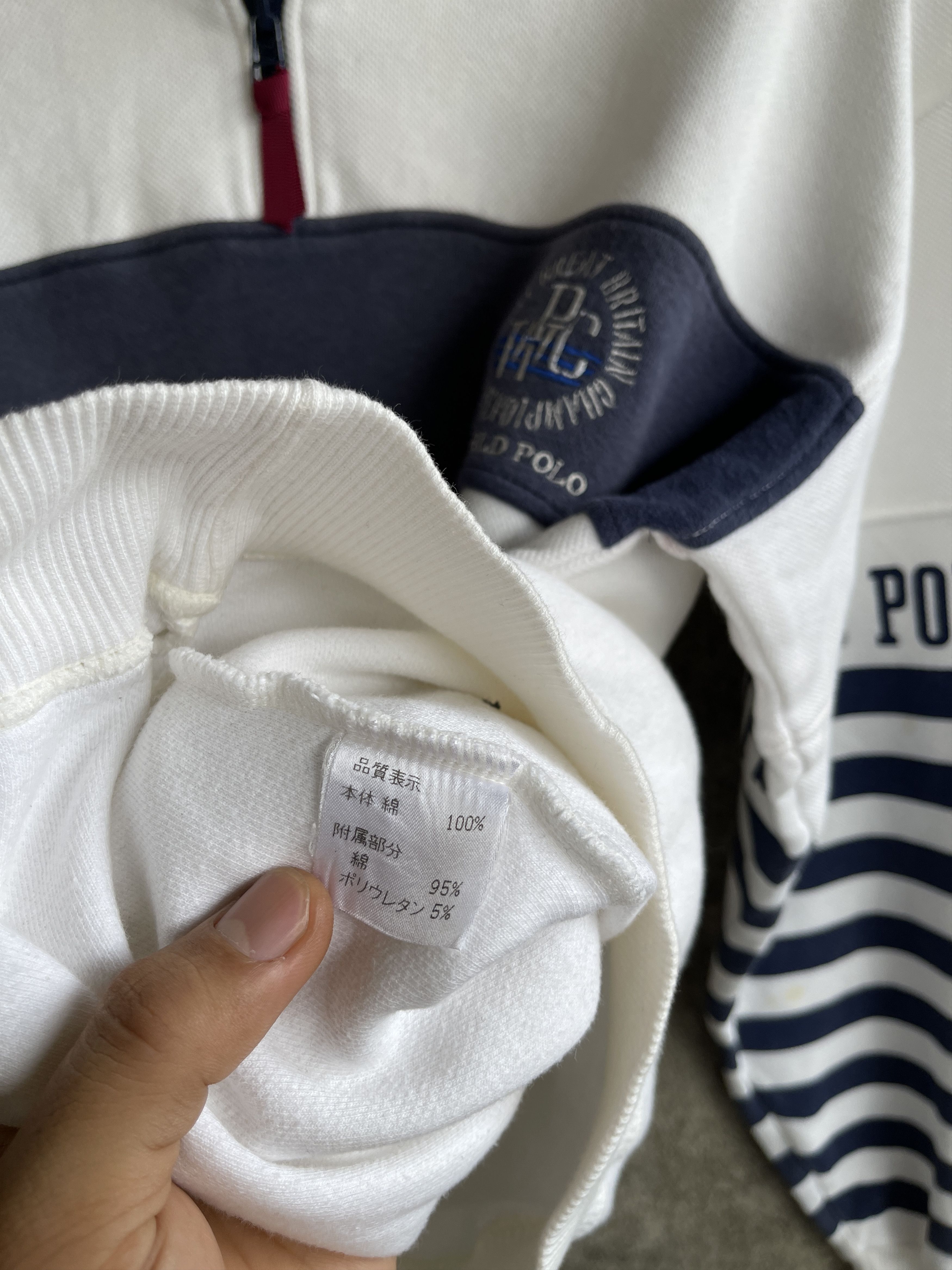 Ralph Lauren Sport Vintage 90s🔥POLO SPORT🔥Half Zip Sweatshirt long Sleeve Size US M / EU 48-50 / 2 - 11 Thumbnail