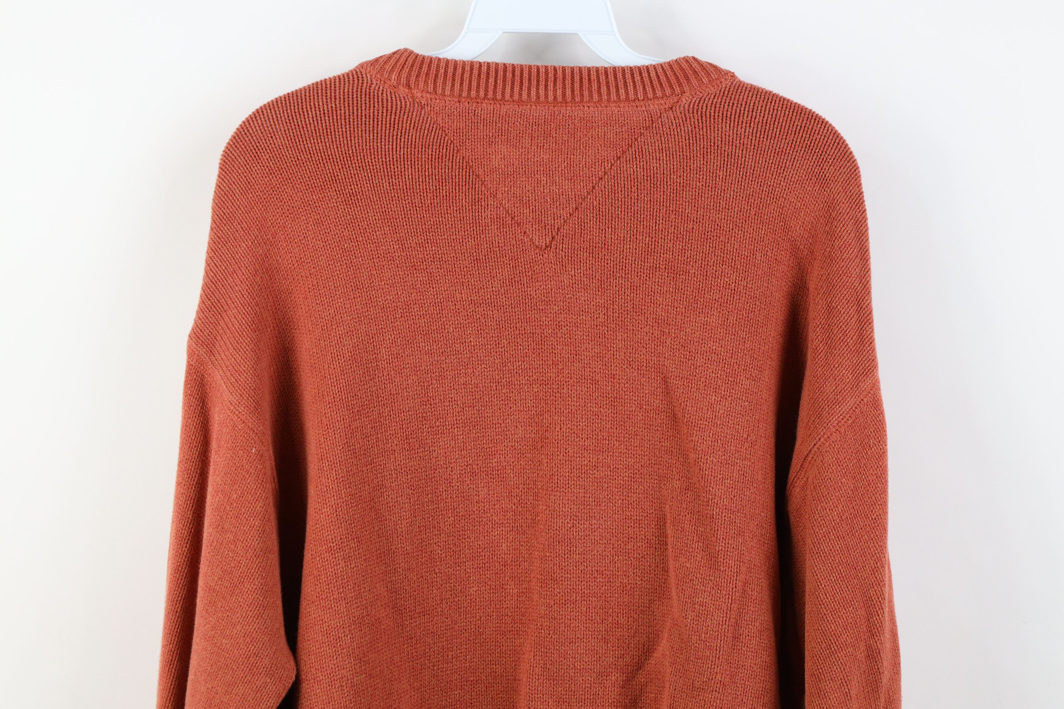 Tommy Hilfiger Vintage 90s Y2K Tommy Hilfiger Cotton Knit Crewneck Sweater Size US XL / EU 56 / 4 - 10 Thumbnail