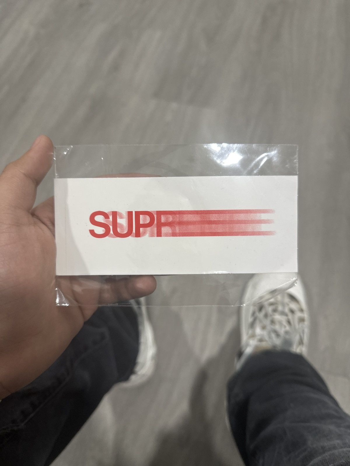 Supreme hotsell motion sticker