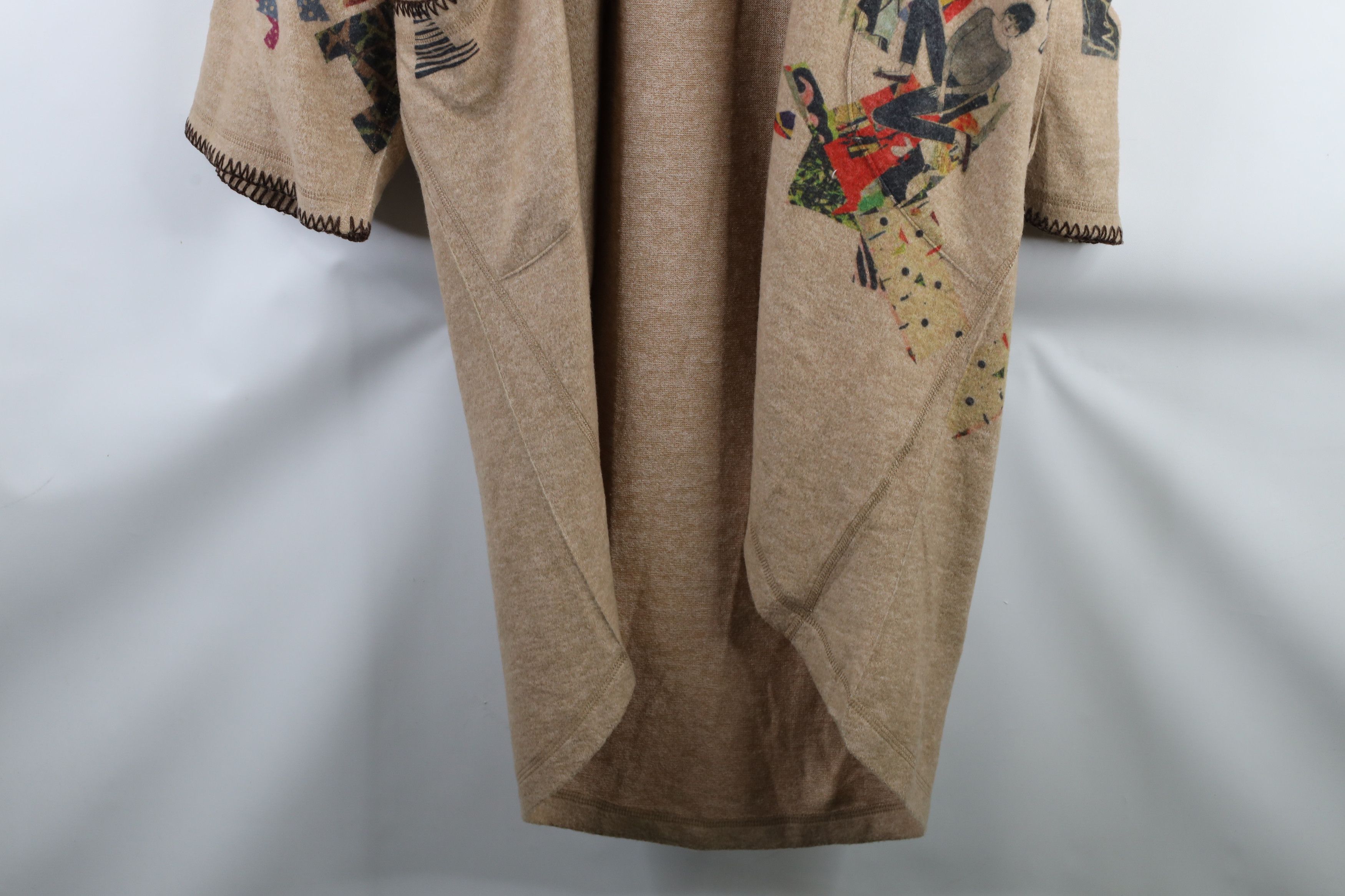 Vintage Vintage Inoah Lagenlook Knit Abstract Art Sweater USA Size ONE SIZE - 4 Thumbnail