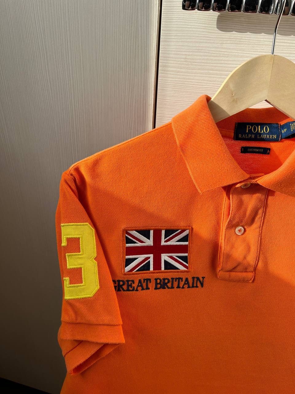 Polo Ralph Lauren × Vintage Vintage Polo Ralph Lauren Great Britain Big Logo Shirt Size US S / EU 44-46 / 1 - 5 Thumbnail