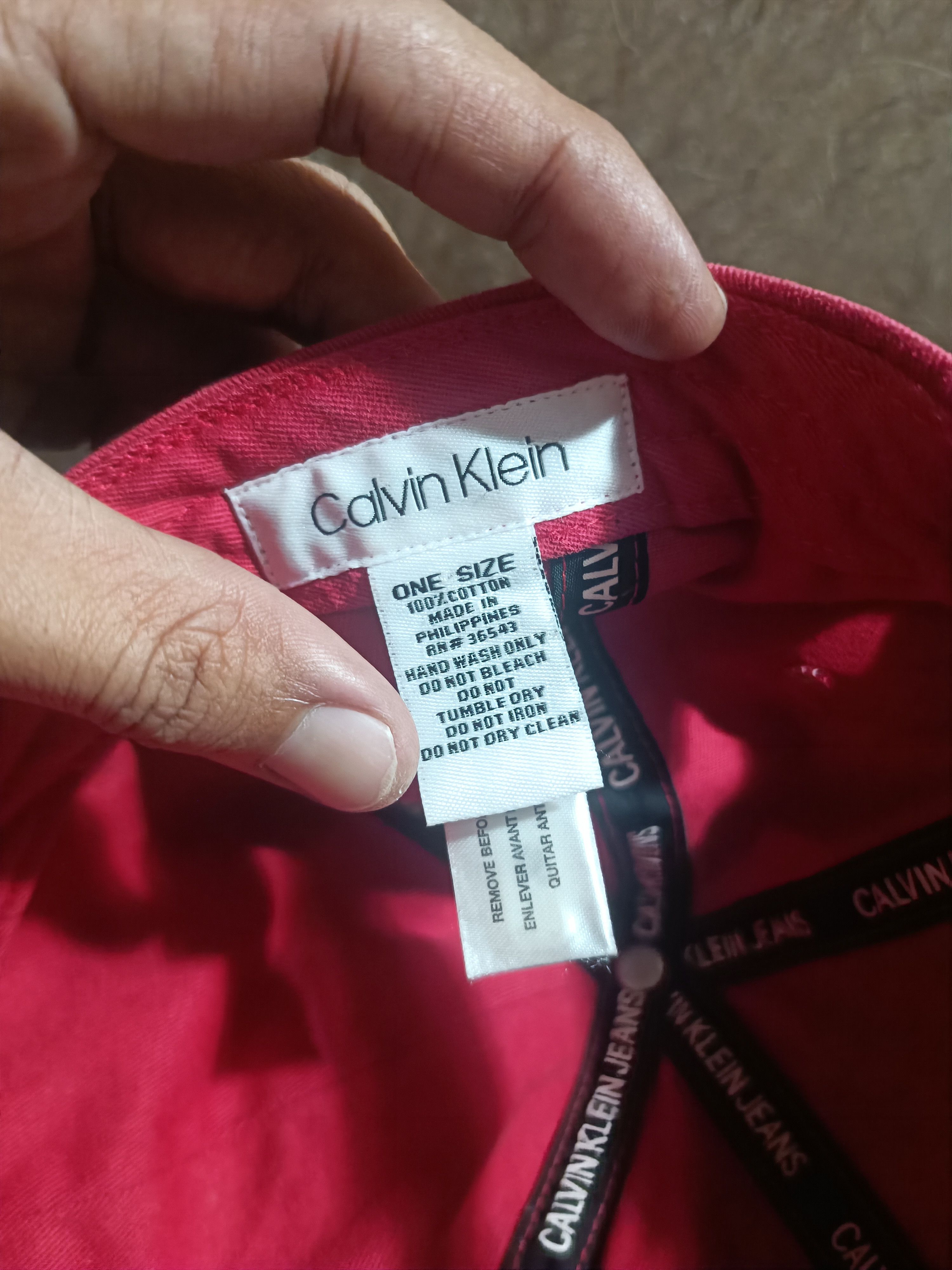 Calvin Klein ♦️Calvin Klein Spell Out Logo Cap Size ONE SIZE - 6 Thumbnail