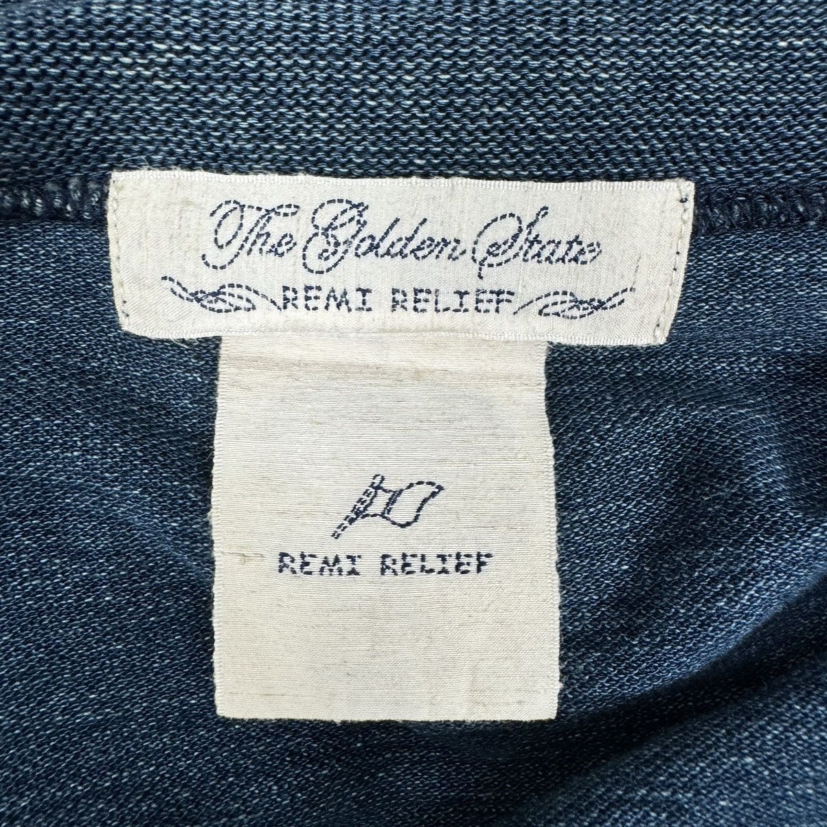 Remi Relief ☀️REMI RELIEF JAPAN INDIGO CARDIGAN SWEATER Size US S / EU 44-46 / 1 - 9 Thumbnail