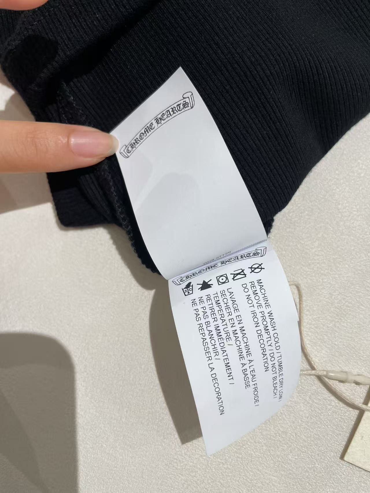 Chrome Hearts Chrome Hearts Bad Seed CH Embroidered Black Rib Tank Top Size M / US 6-8 / IT 42-44 - 9 Thumbnail