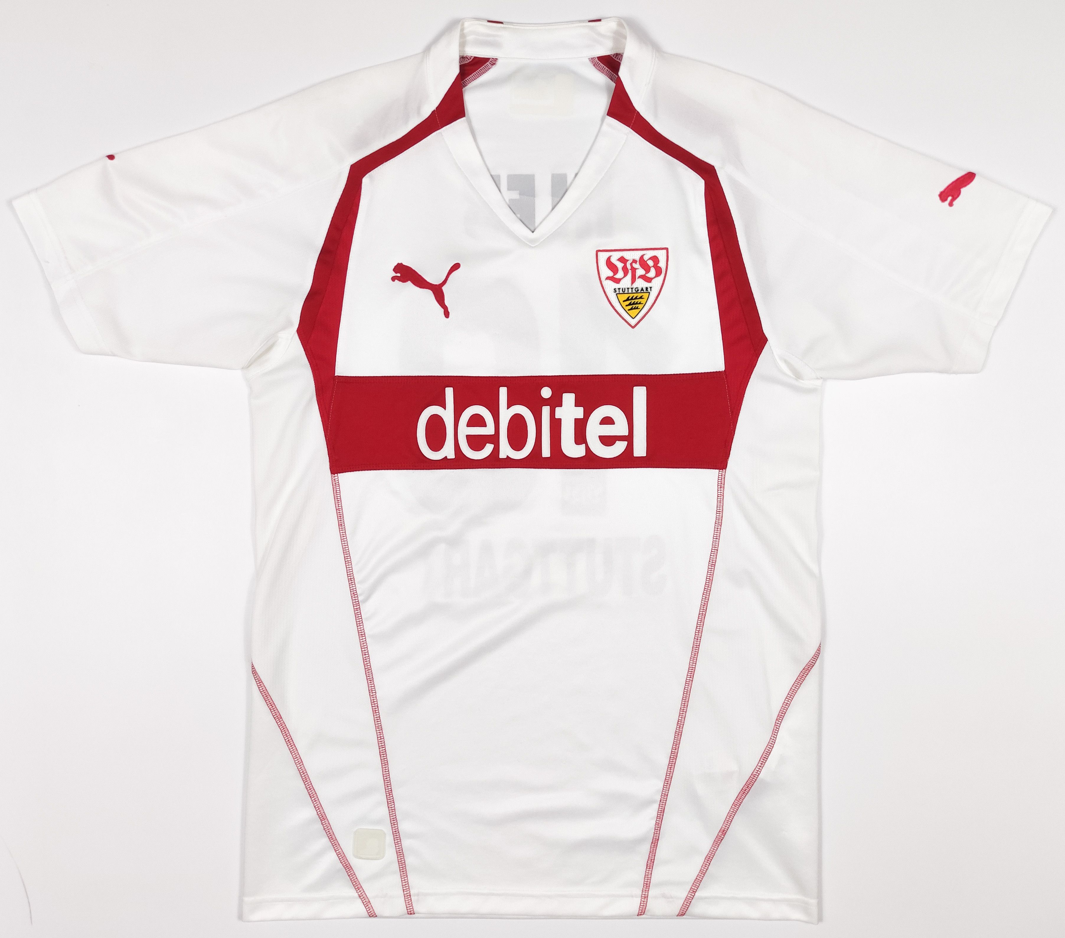 Puma Aleksandr Hleb #10 VFB Stuttgart 2009 2010 Puma Home Shirt Size US M / EU 48-50 / 2 - 2 Thumbnail