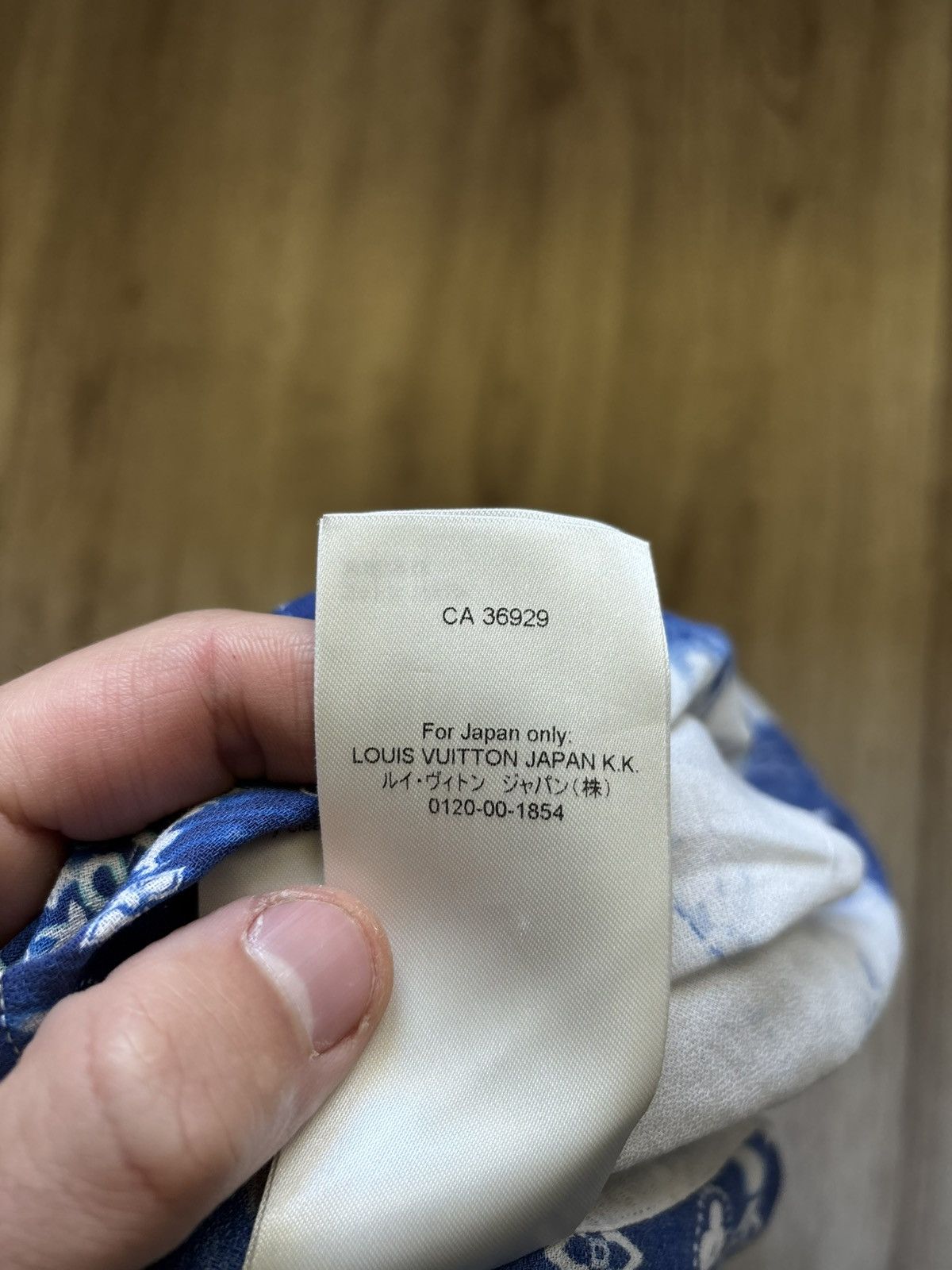 Louis Vuitton Louis Vuitton Monogram Bandana Hook Detail Shirt Blue Size US M / EU 48-50 / 2 - 11 Thumbnail