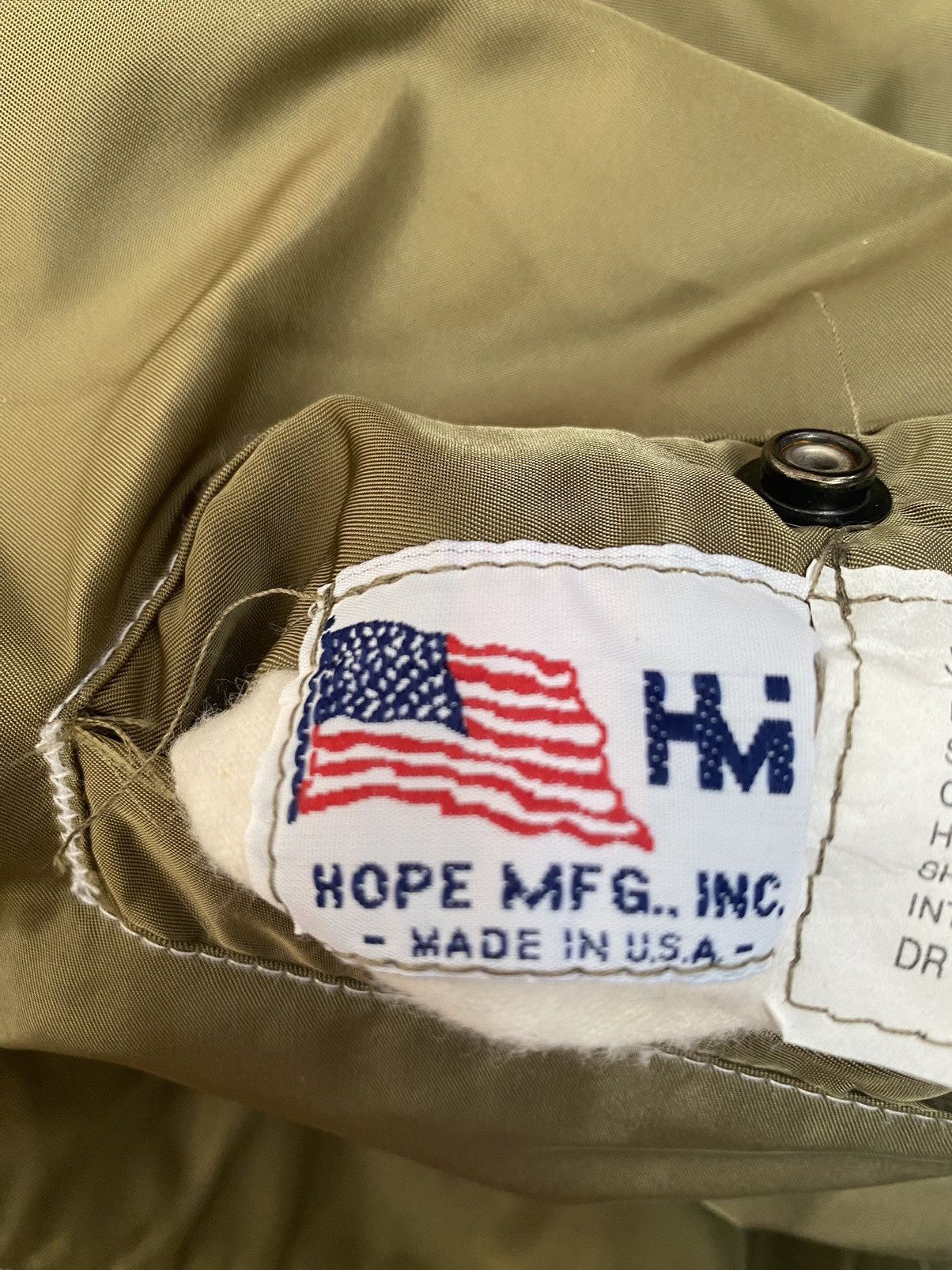 Vintage Vintage HOPE Manufacturing Bomber Jacket Size US M / EU 48-50 / 2 - 10 Thumbnail