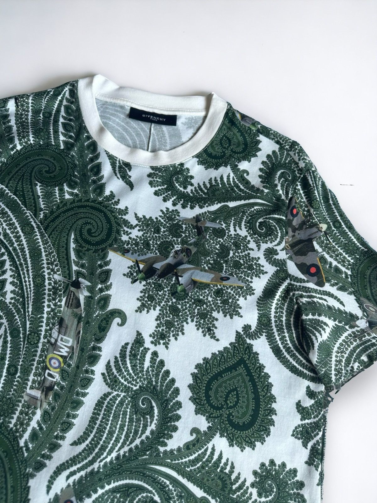Givenchy Givenchy paisley green T shirt Size US XS / EU 42 / 0 - 2 Thumbnail
