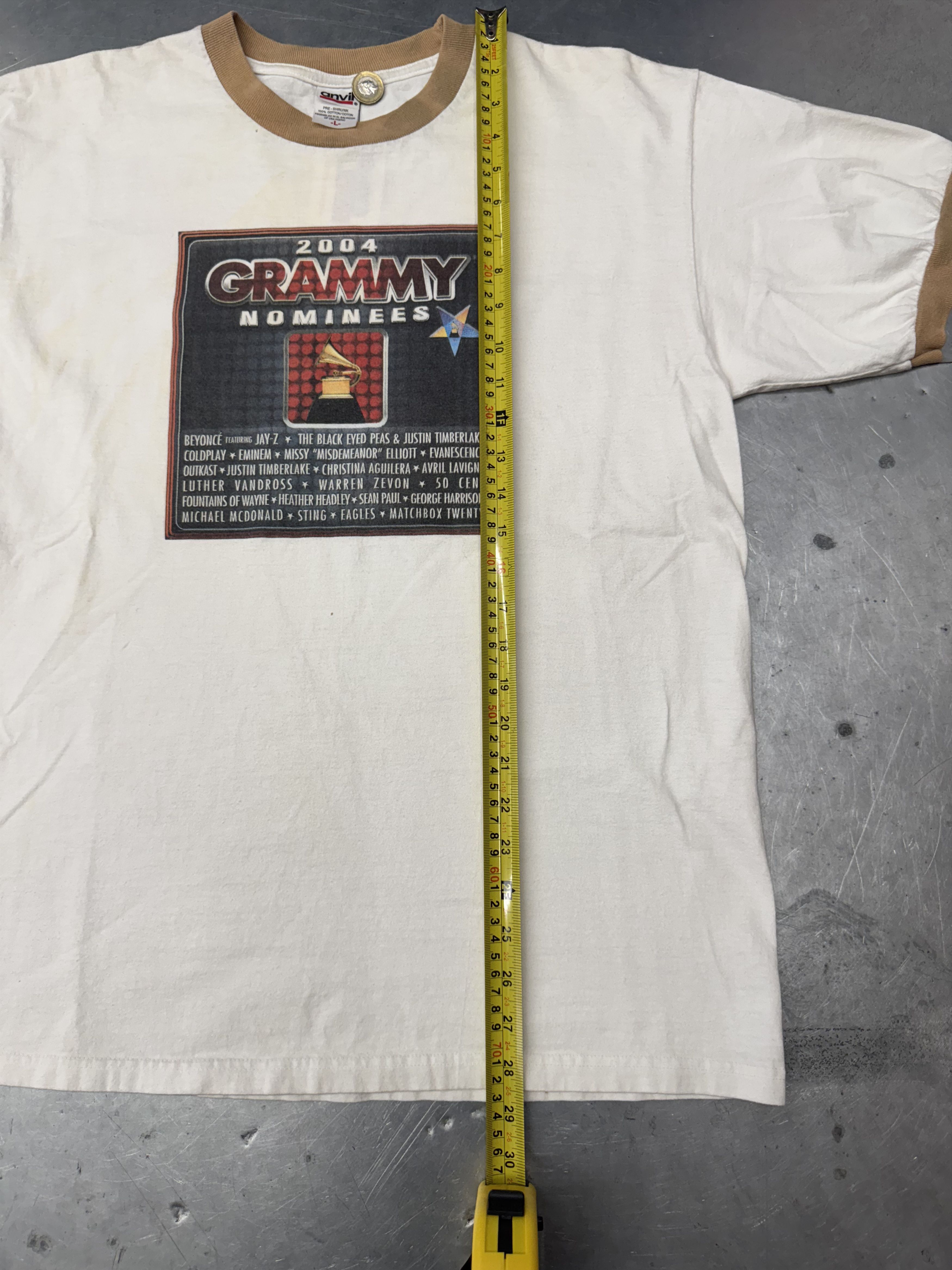 Anvil 2004 Grammy Nominees Tee Size US L / EU 52-54 / 3 - 2 Thumbnail