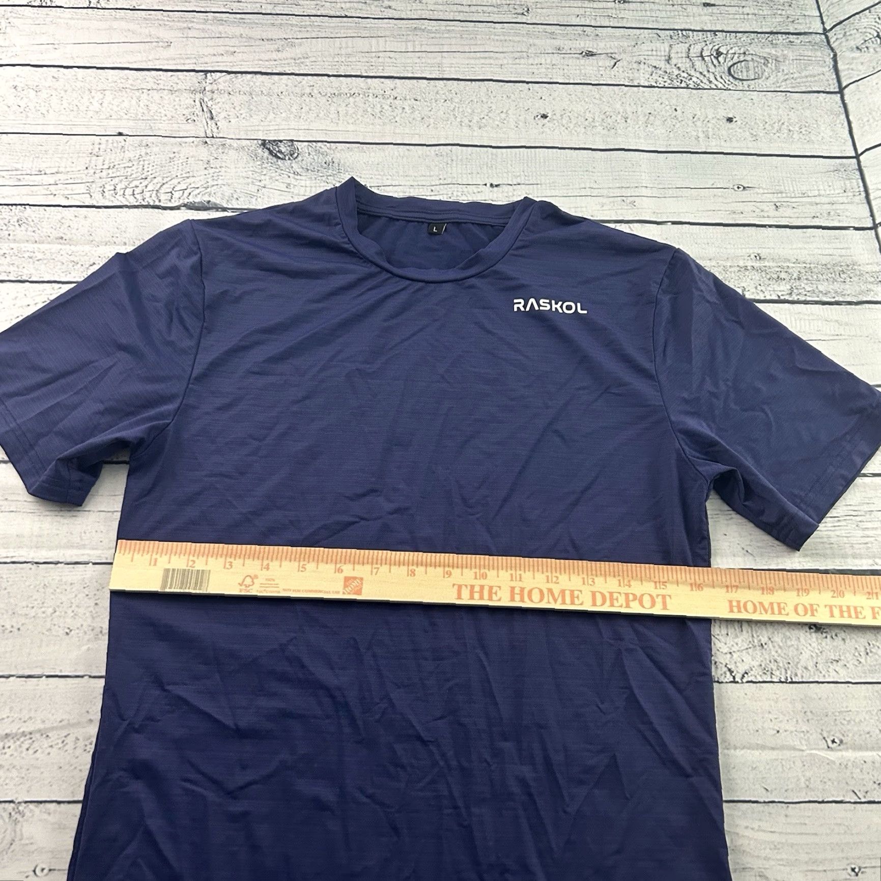 Vintage RASKOL Athletic Short Sleeve T-Shirt Men's Large Purple Blue Size US L / EU 52-54 / 3 - 3 Thumbnail