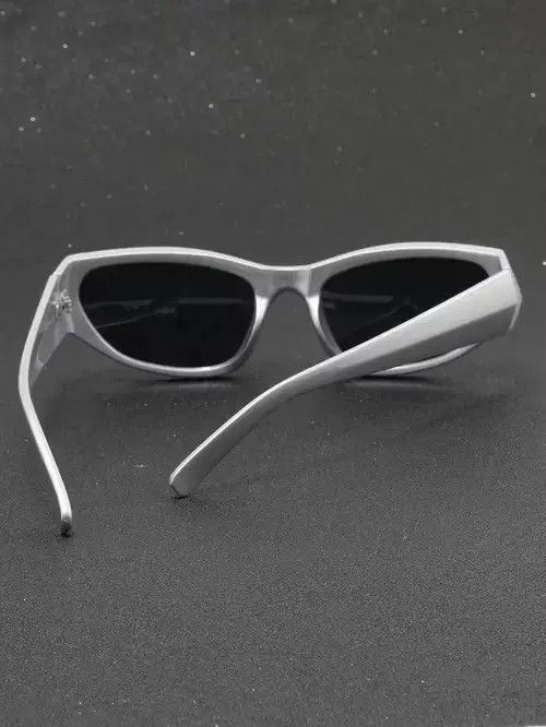 Vintage Retro Punk Kurt Cobain Style Sunglasses Square Designer Size ONE SIZE - 4 Thumbnail