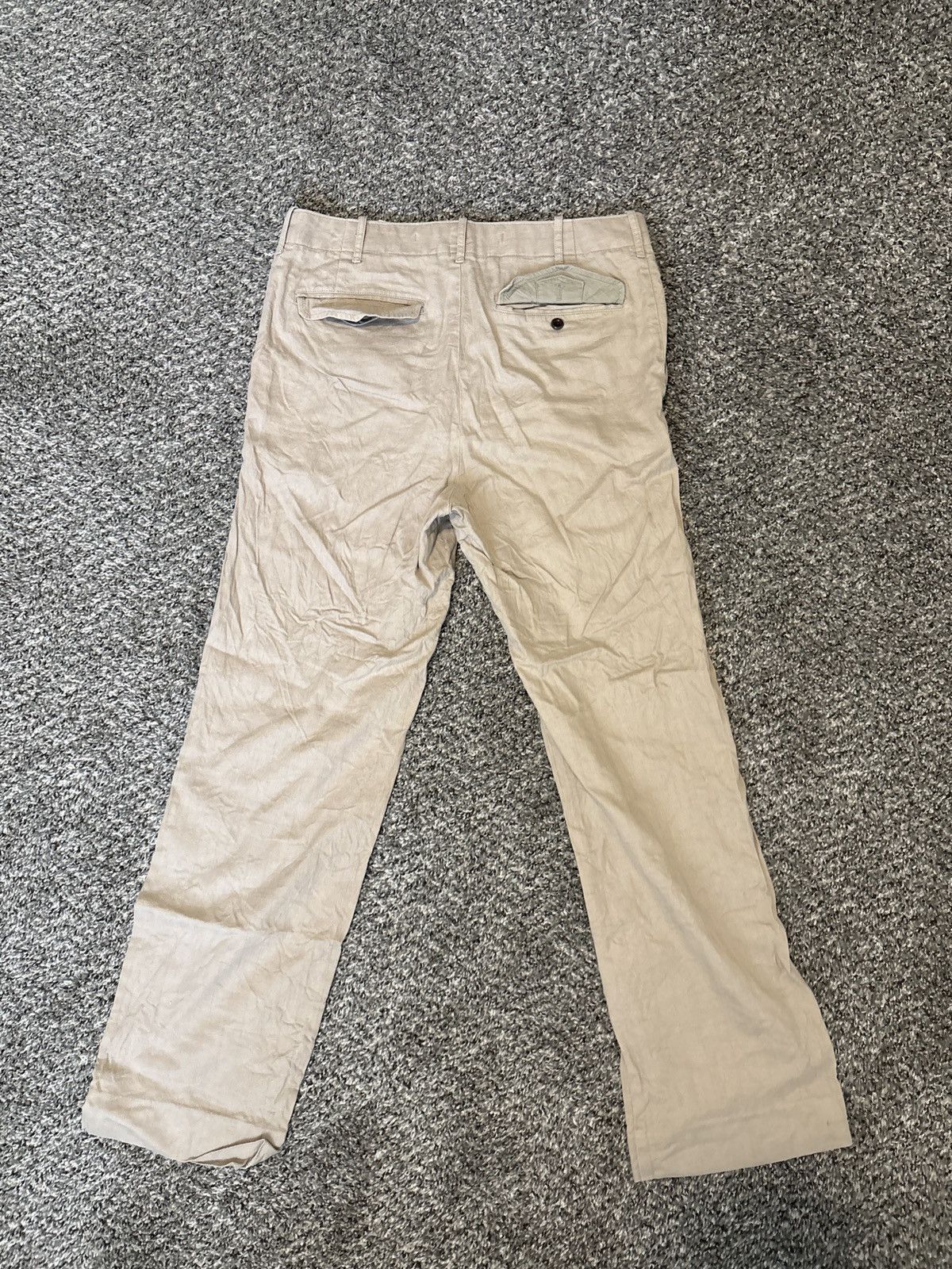 Banana Republic Banana Republic Herringbone Linen Pants Size US 32 / EU 48 - 4 Thumbnail