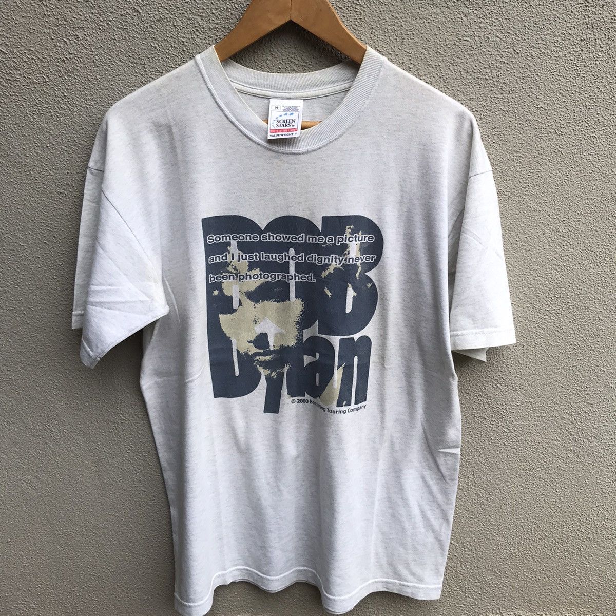 Band Tees Vintage BOB DYLAN tour tee rock singer Size US M / EU 48-50 / 2 - 2 Thumbnail