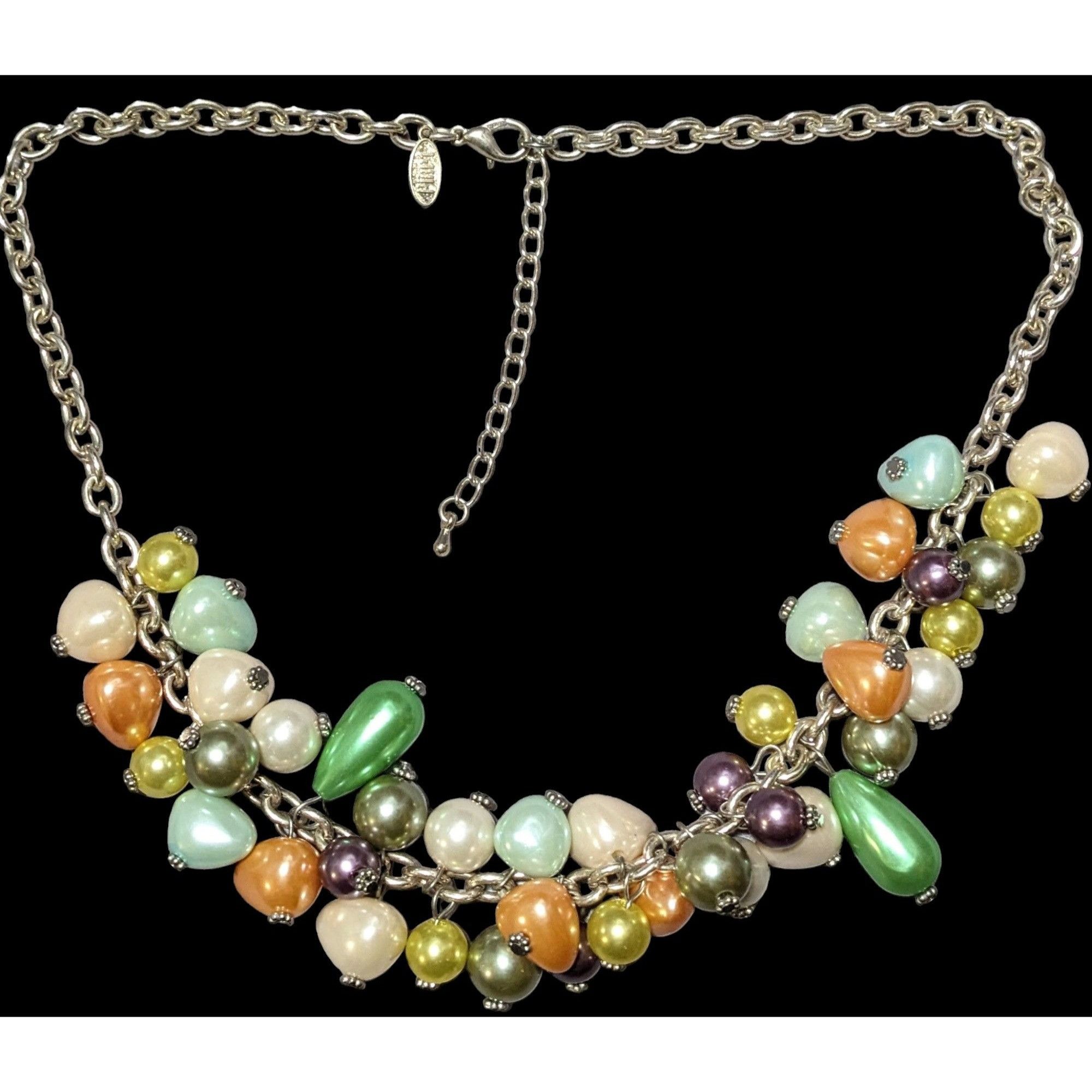 Other Pier 1 Imports Pastel Pearl Cluster Necklace Size ONE SIZE - 1 Thumbnail