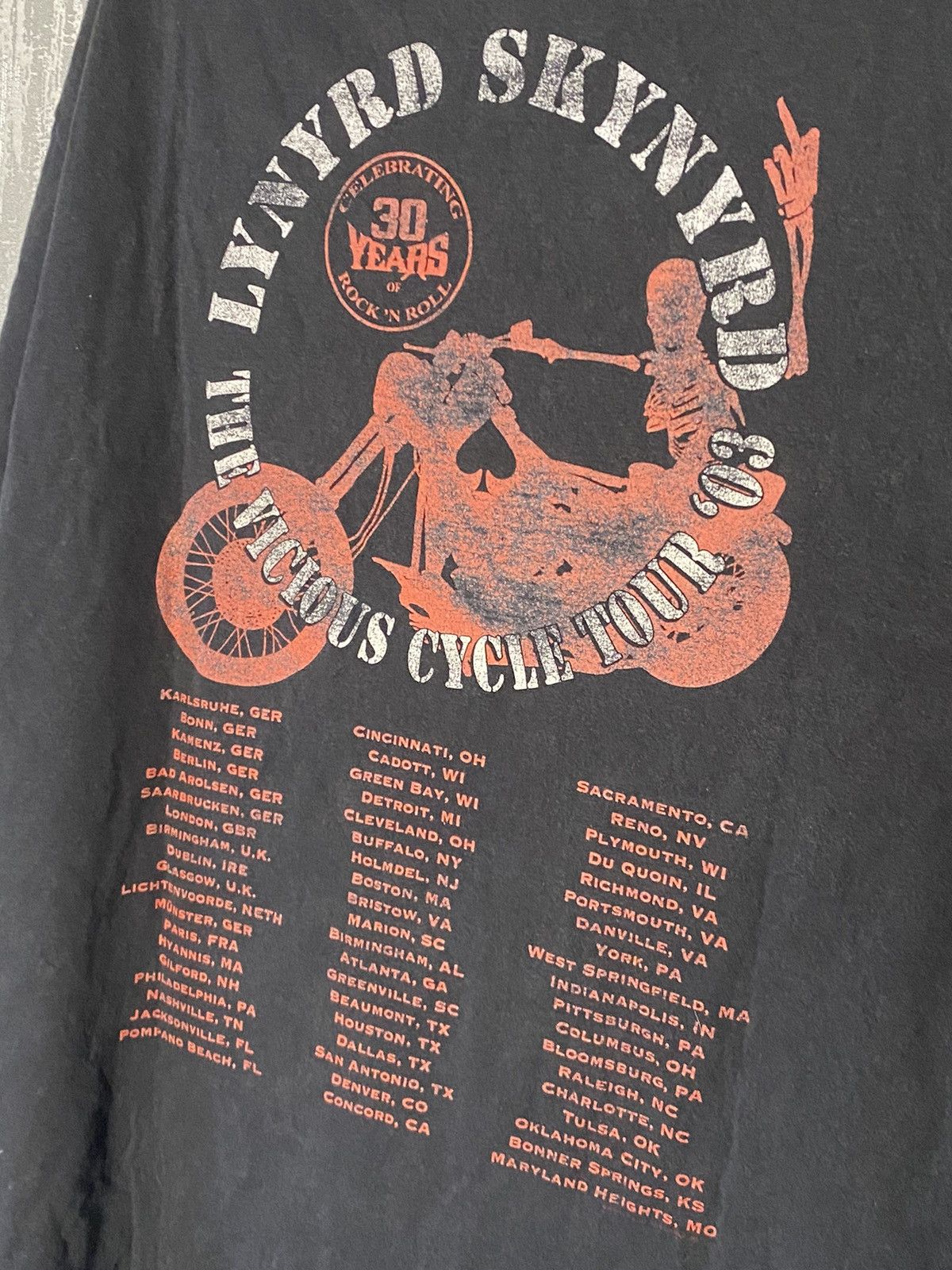 Band Tees LYNYRD SKYNYRD 30 YEARS VINTAGE 2003 VICIOUS T-SHIRT Size US L / EU 52-54 / 3 - 5 Thumbnail