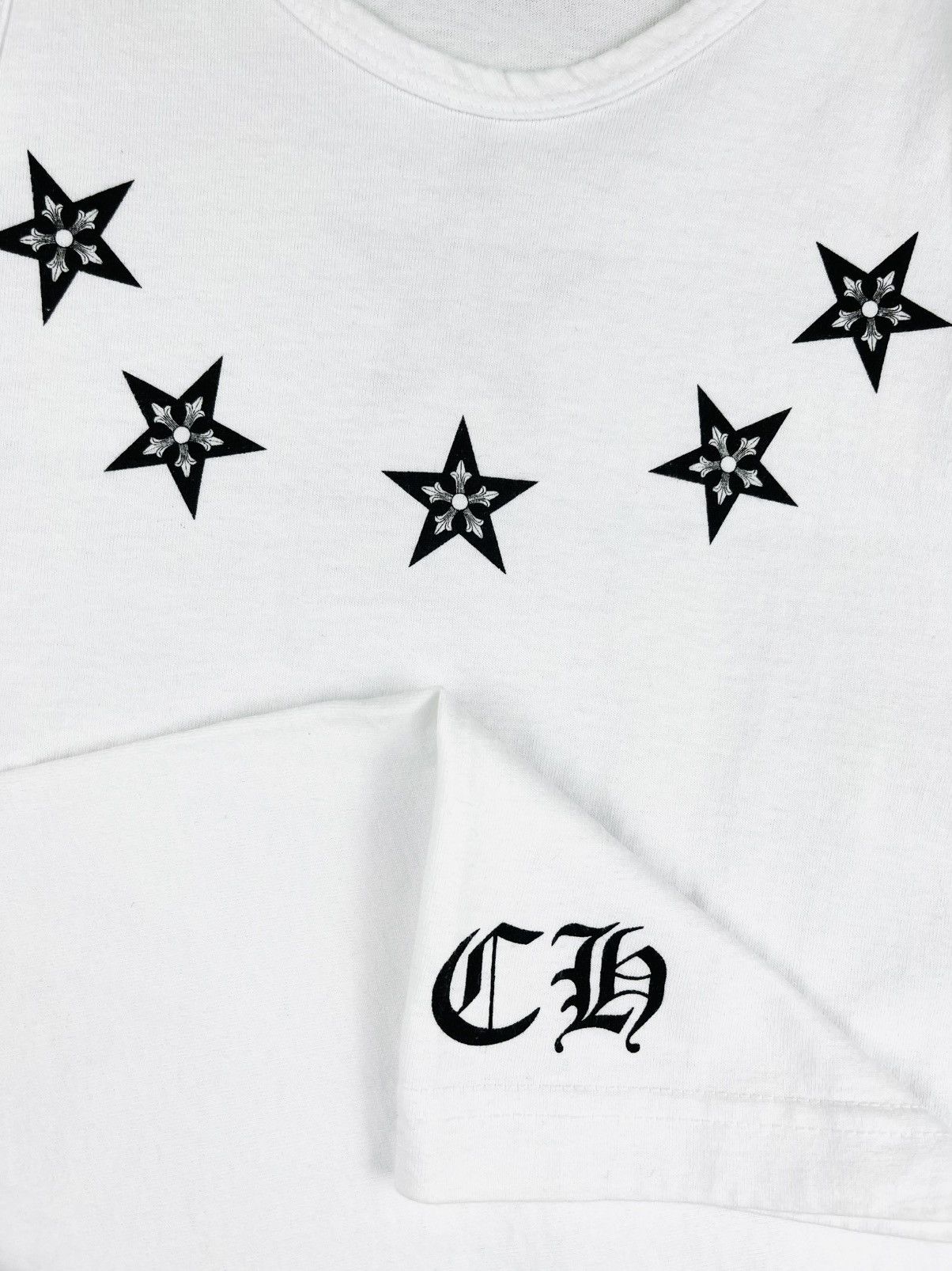 Chrome Hearts Chrome Hearts Made In Hollywood Star Tank Top White Size US S / EU 44-46 / 1 - 3 Thumbnail
