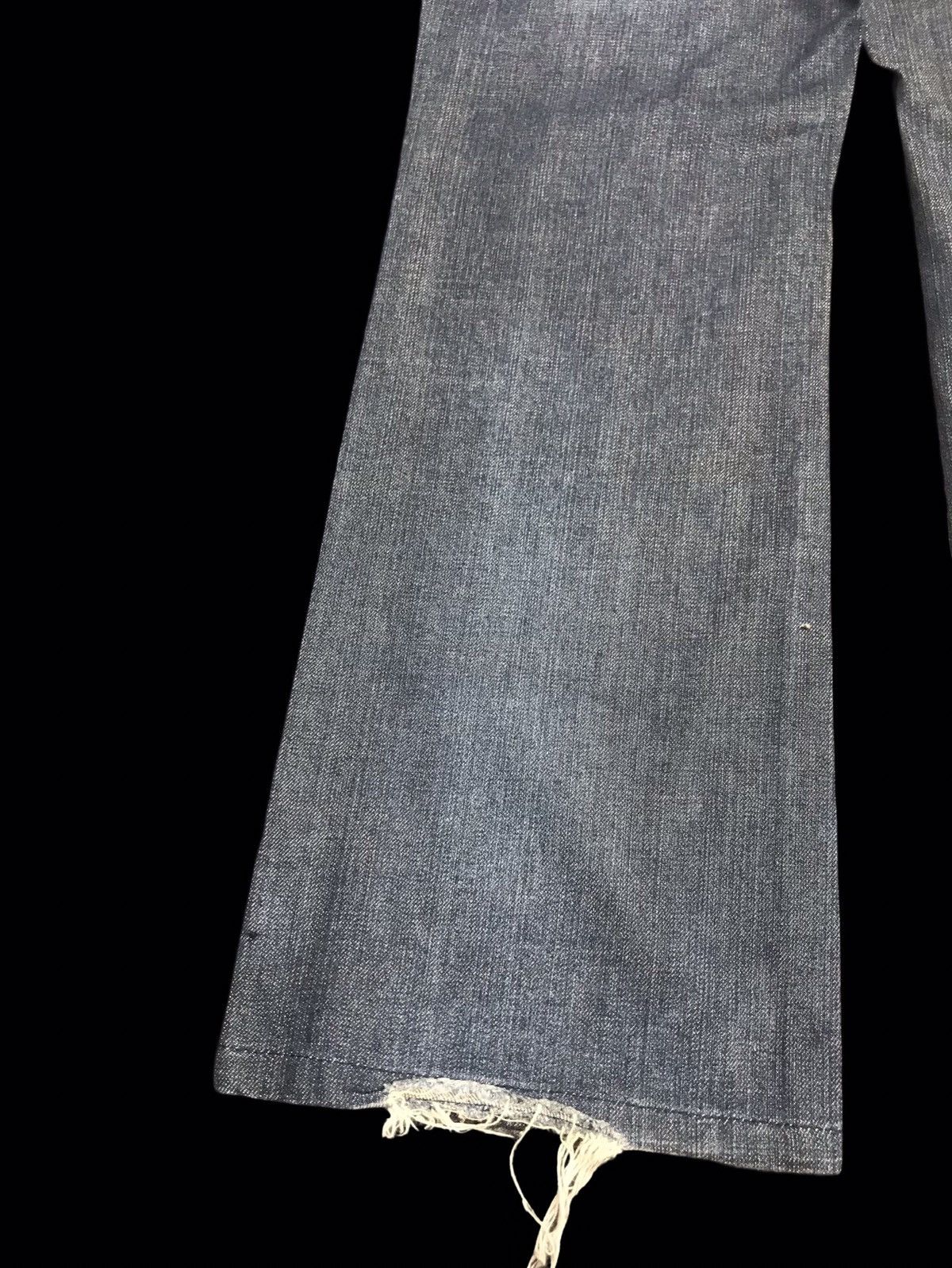 Japanese Brand 💥FLARE💥RUSH HOUR Japan Distressed Flare Jeans F44 Size US 33 - 5 Thumbnail