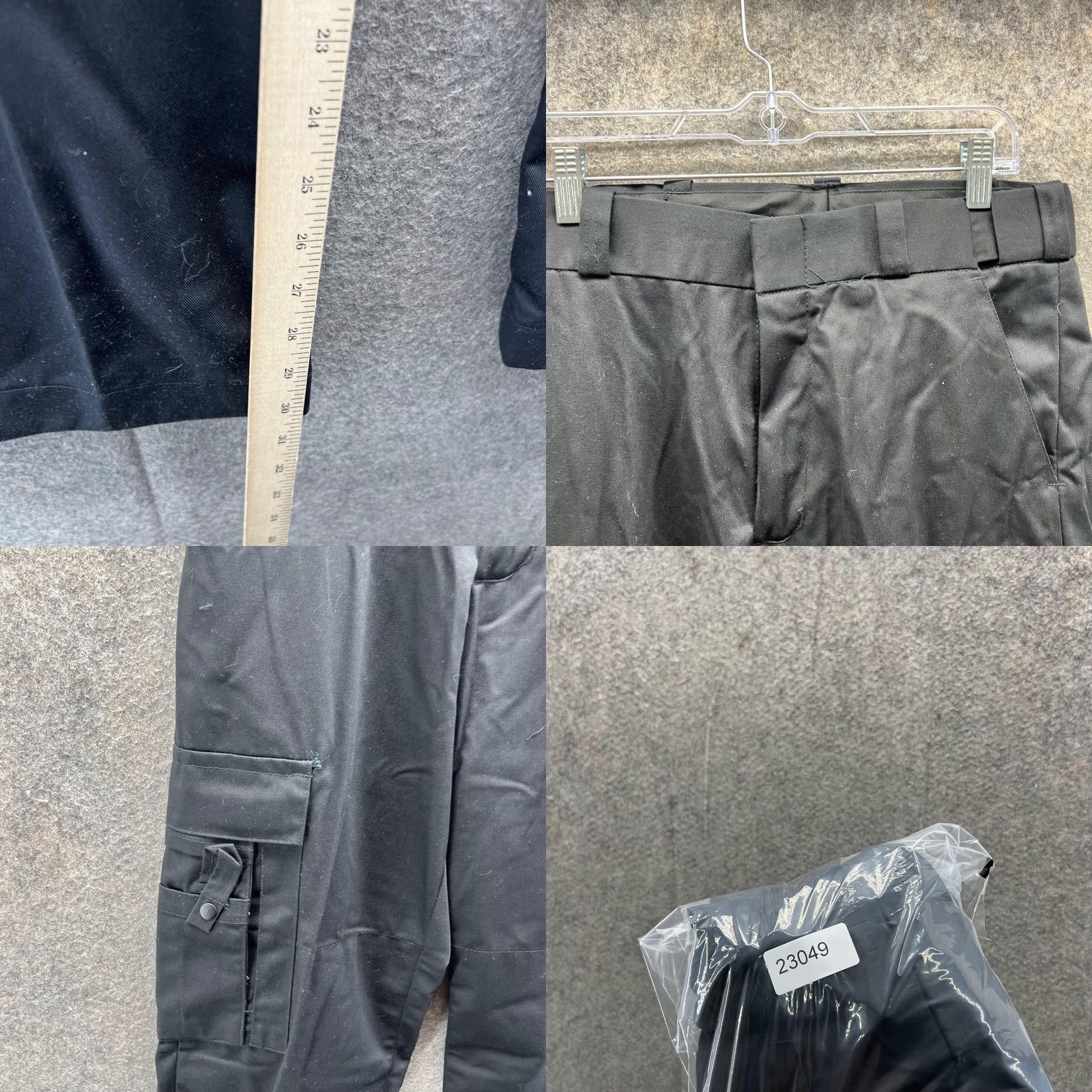 Vintage Tact Squad Pants Men 30 Black Cargo Combat Polyester Cotton Police Military Pants Mens Regular Pocket Cargo Pants Black 30 in Inseam 30 in Size US 30 / EU 46 - 8 Thumbnail