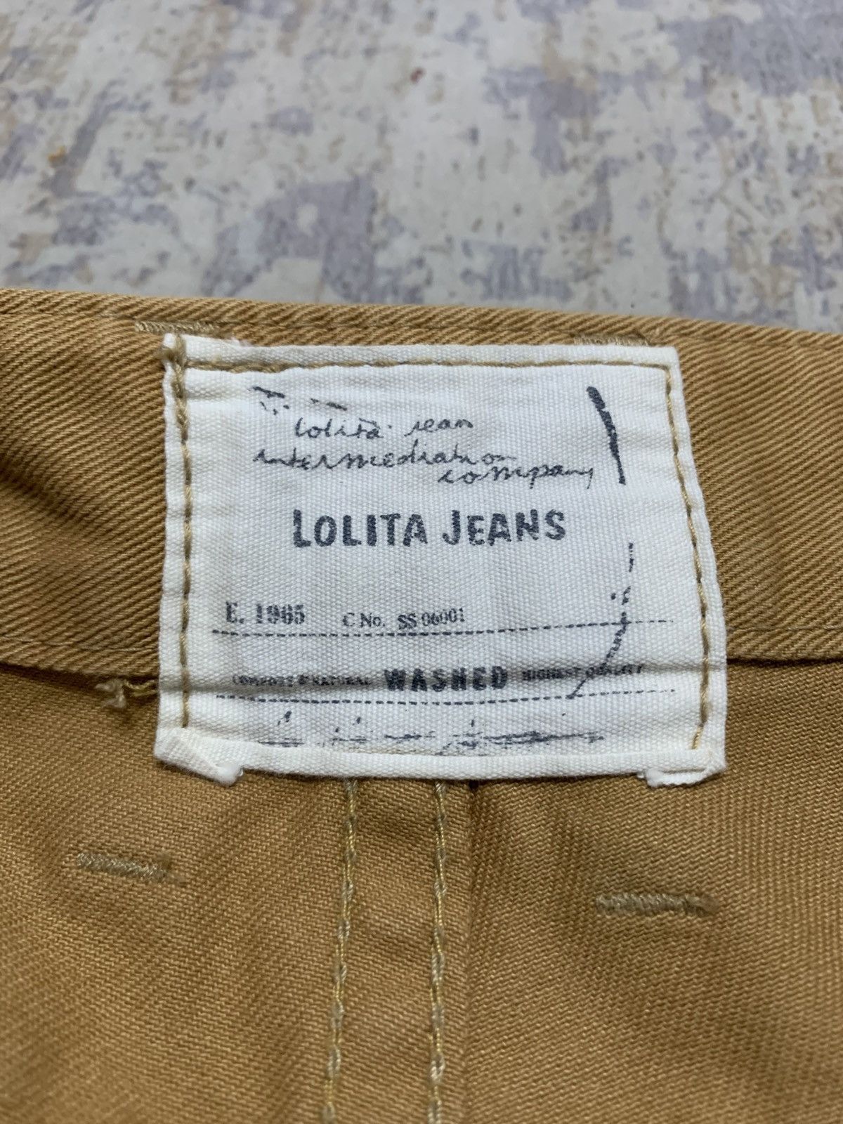 Y2K Lolita Jeans Andre Malraux Embroidered Khakis