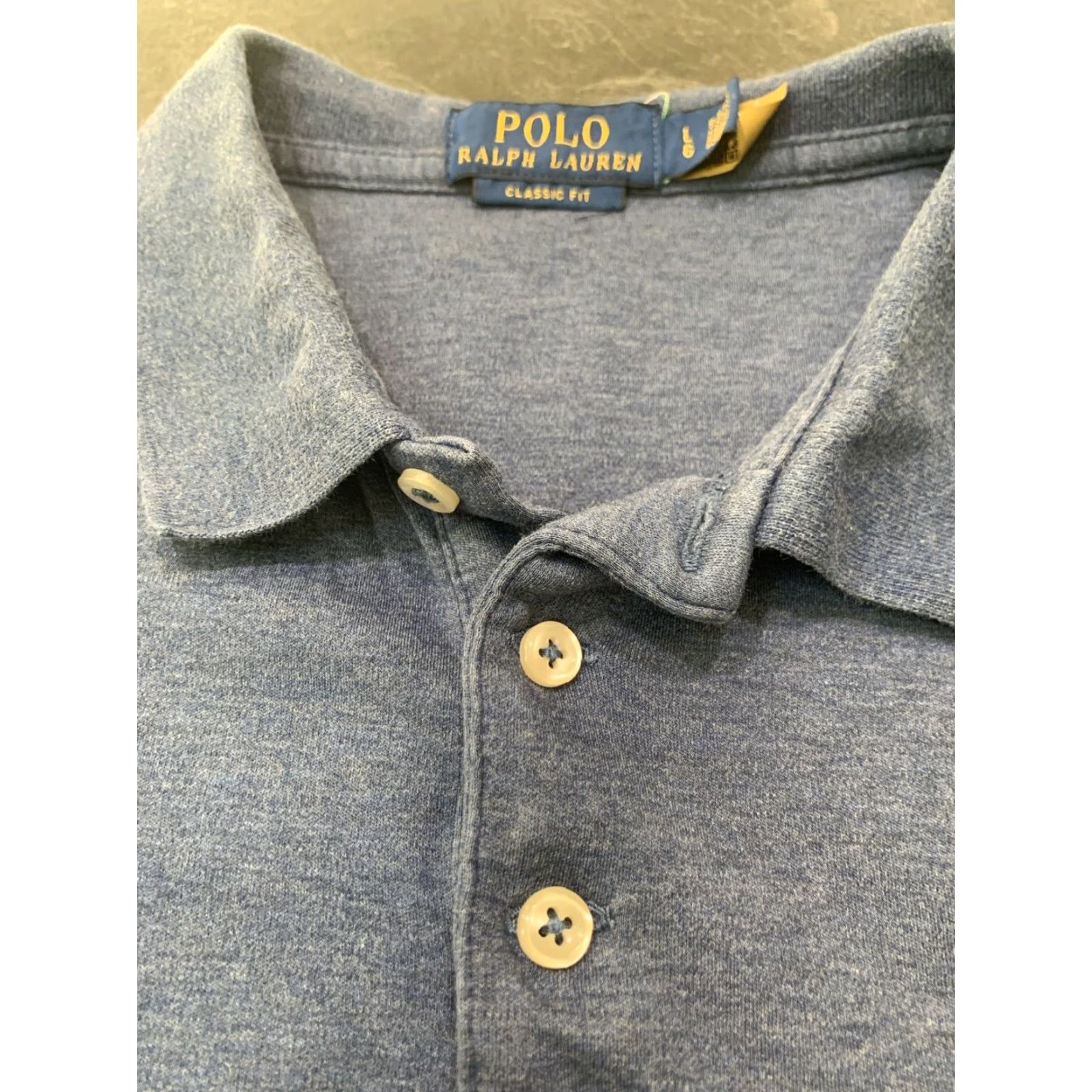 Polo Ralph Lauren Ralph Lauren Polo Shirt Men Large Blue Cotton Long Sleeve Classic Fit Casual Size US L / EU 52-54 / 3 - 4 Thumbnail