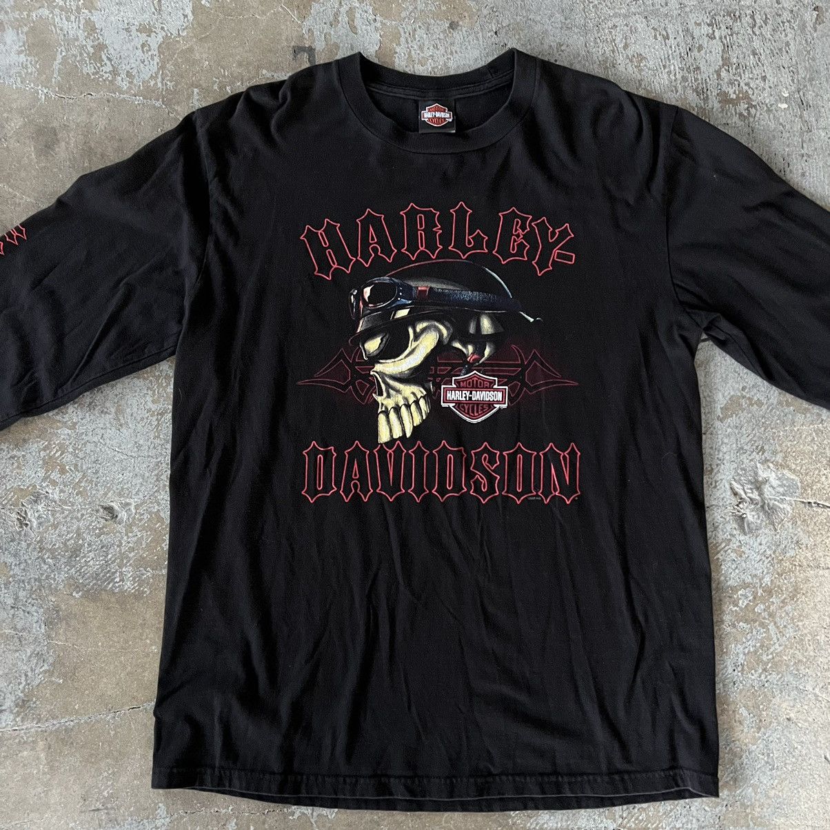 Vintage 2008 Harley Davidson Hawaii Long-Sleeve T-Shirt