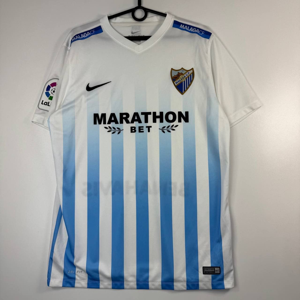 Nike Nike Malaga CF Football Shirt 2018/19 725893-100 Mens Size L Size US L / EU 52-54 / 3 - 1 Thumbnail