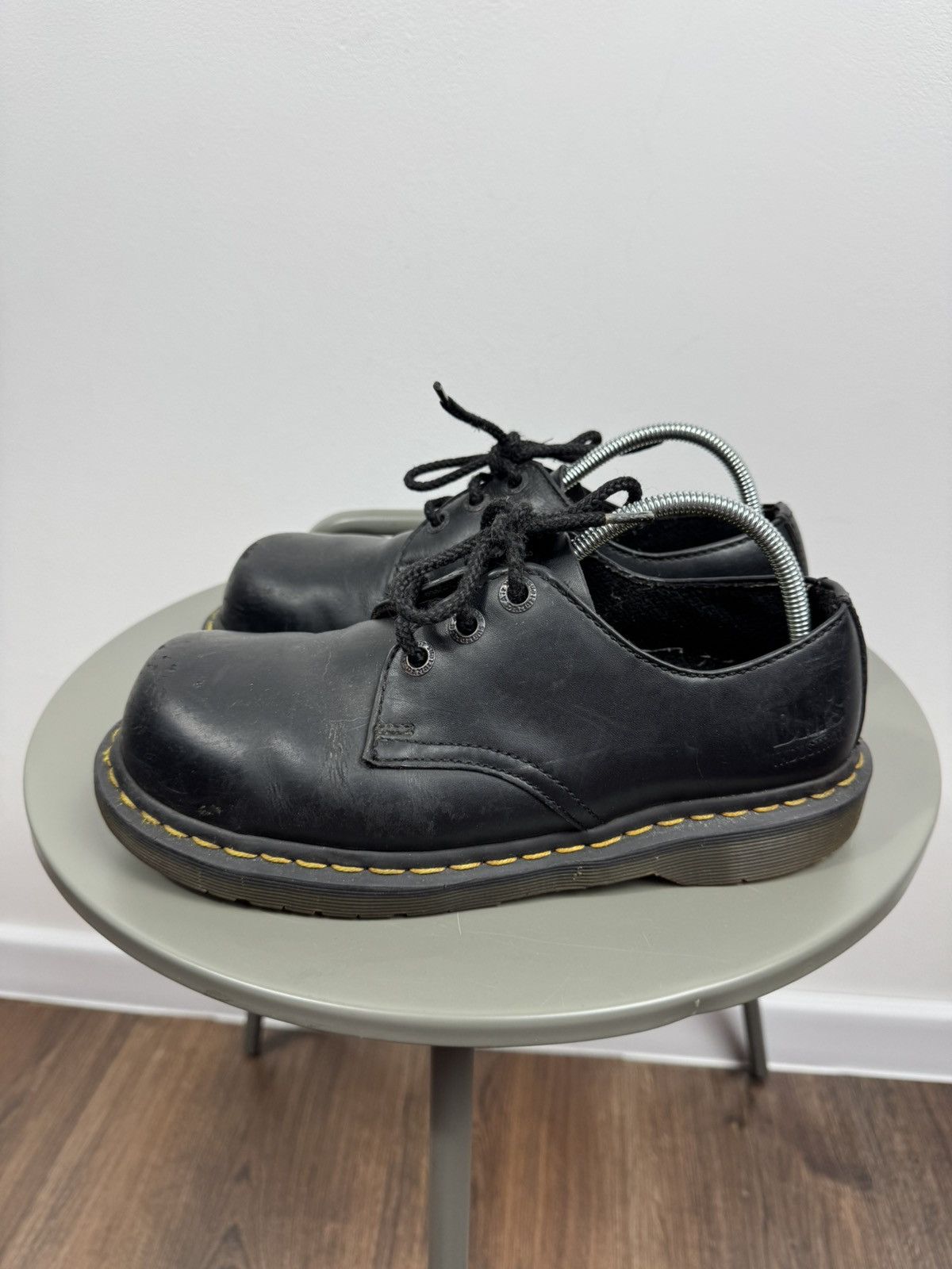Dr. Martens Vintage Dr Martens 2225 Steel Toe Work Shoes 38 Heavily Worn Size US 7 / IT 37 - 9 Thumbnail