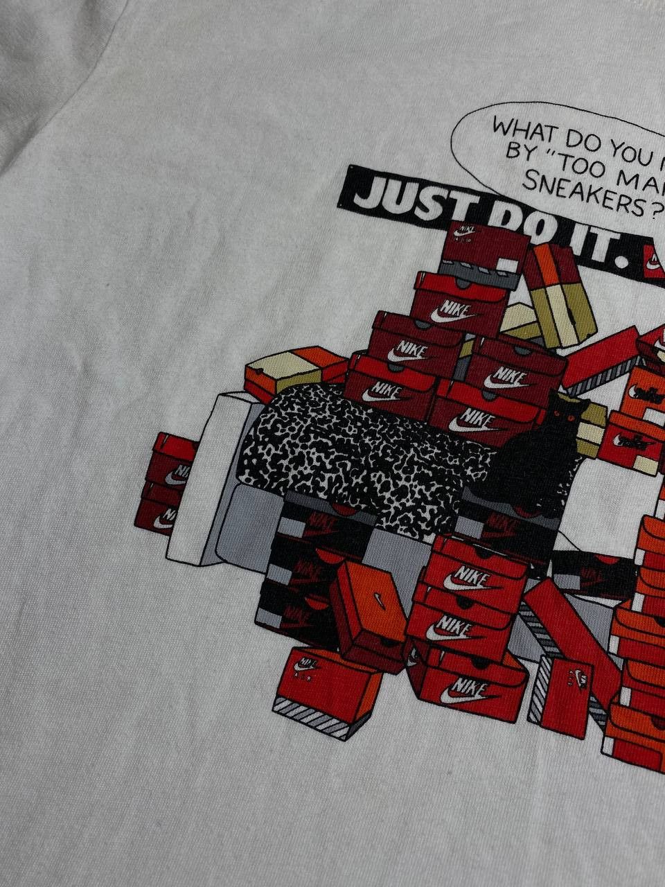 Nike × Vintage Vintage Nike Center print Logo T-Shirt Size US S / EU 44-46 / 1 - 17 Thumbnail