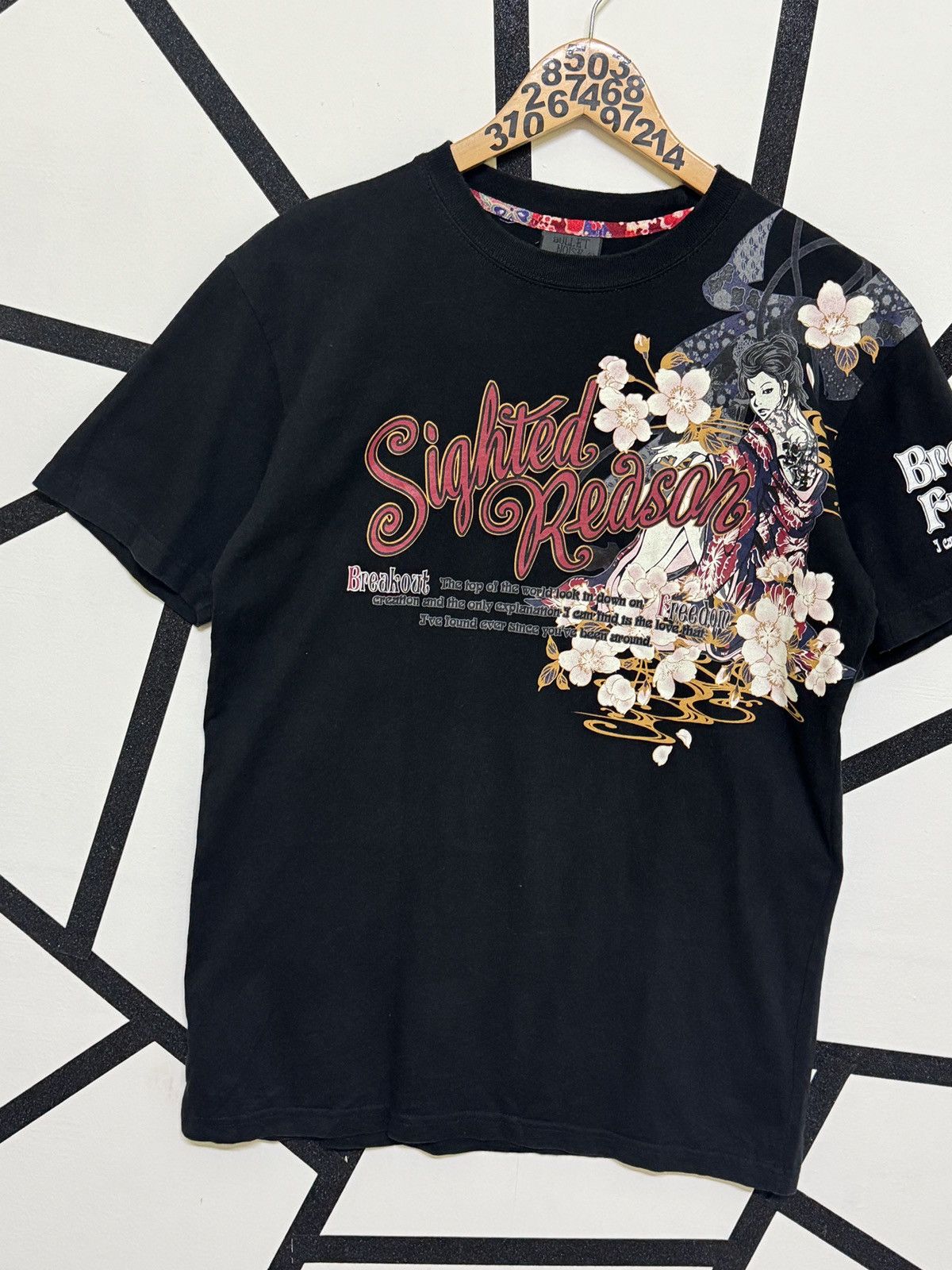 Bullet Noise VINTAGE BULLET NOISE SIGHTED REDSON POEM JAPANESE GIRL TEE Size US S / EU 44-46 / 1 - 2 Thumbnail