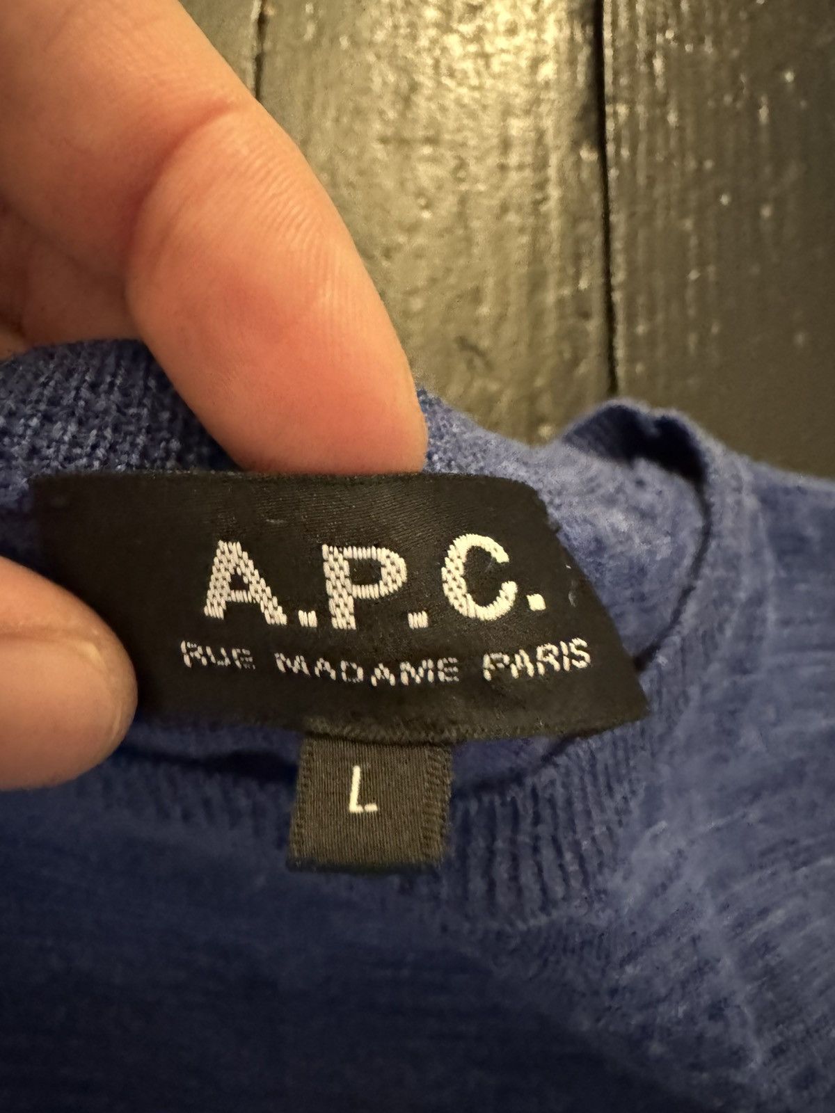 A.P.C. APC Crewneck Size US L / EU 52-54 / 3 - 2 Thumbnail