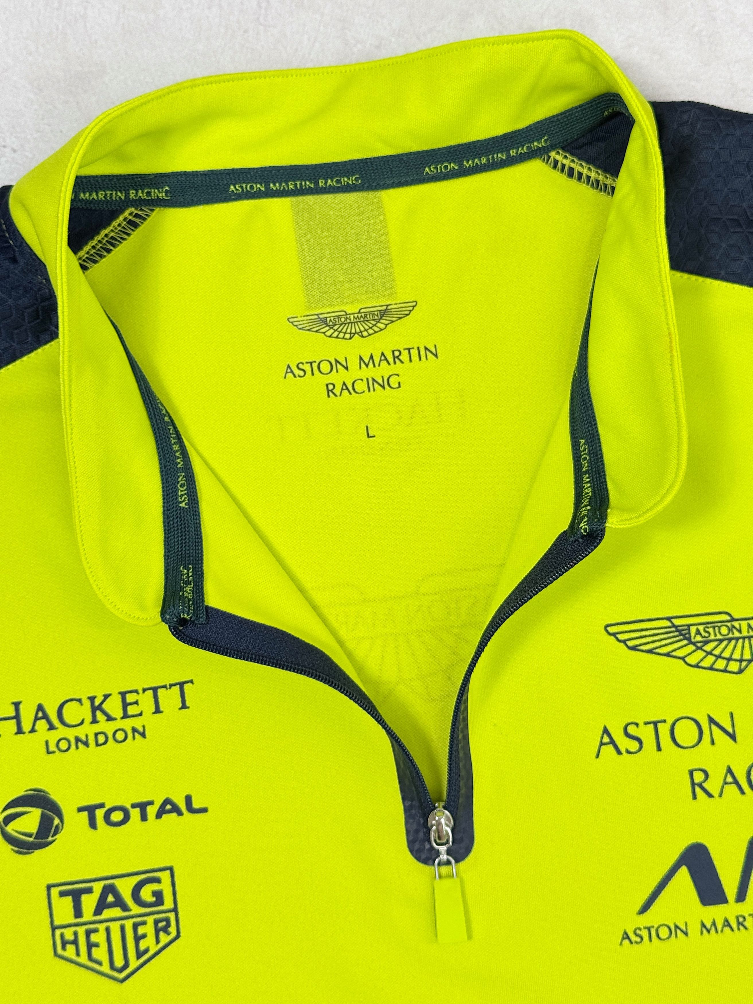 Hackett Aston Martin Racing F1 Team Polo T-Shirt by Hacket London Size US L / EU 52-54 / 3 - 7 Thumbnail