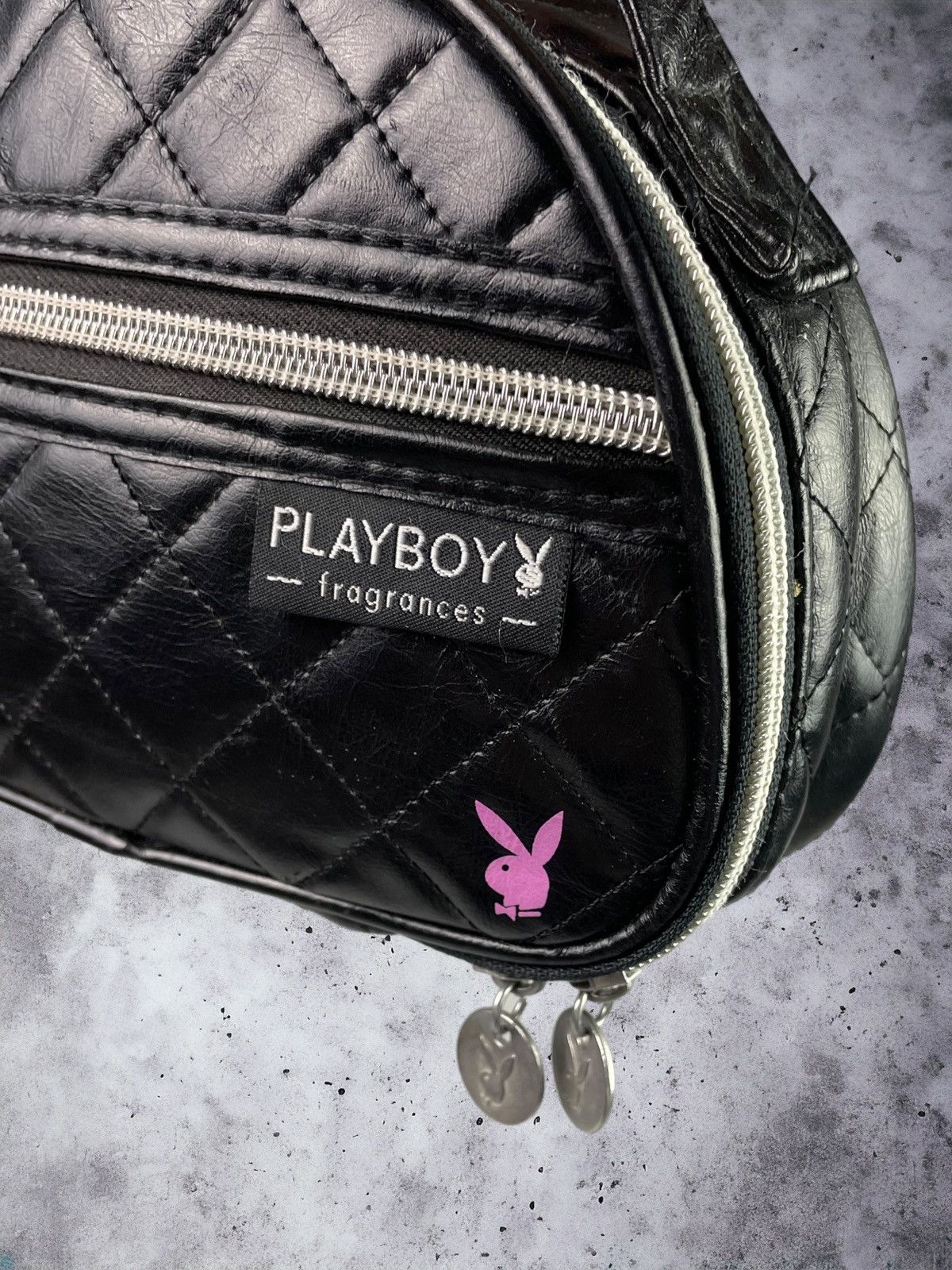 Playboy × Vintage Vintage Y2K Playboy Leather Mini Bag 2000s Size ONE SIZE - 2 Thumbnail