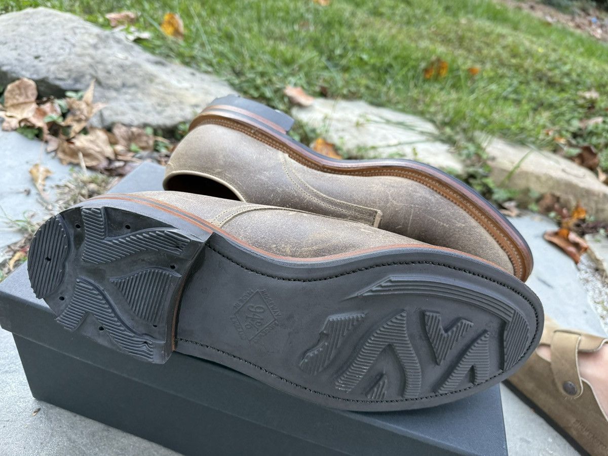 Viberg Rockland Blucher CFS Natural Waxed Commander