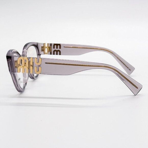 Miu Miu NEW MIU MIU MU01VV 12W1O1 PINK CLEAR WOMEN EYEGLASSES MIU MI Size ONE SIZE - 6 Thumbnail