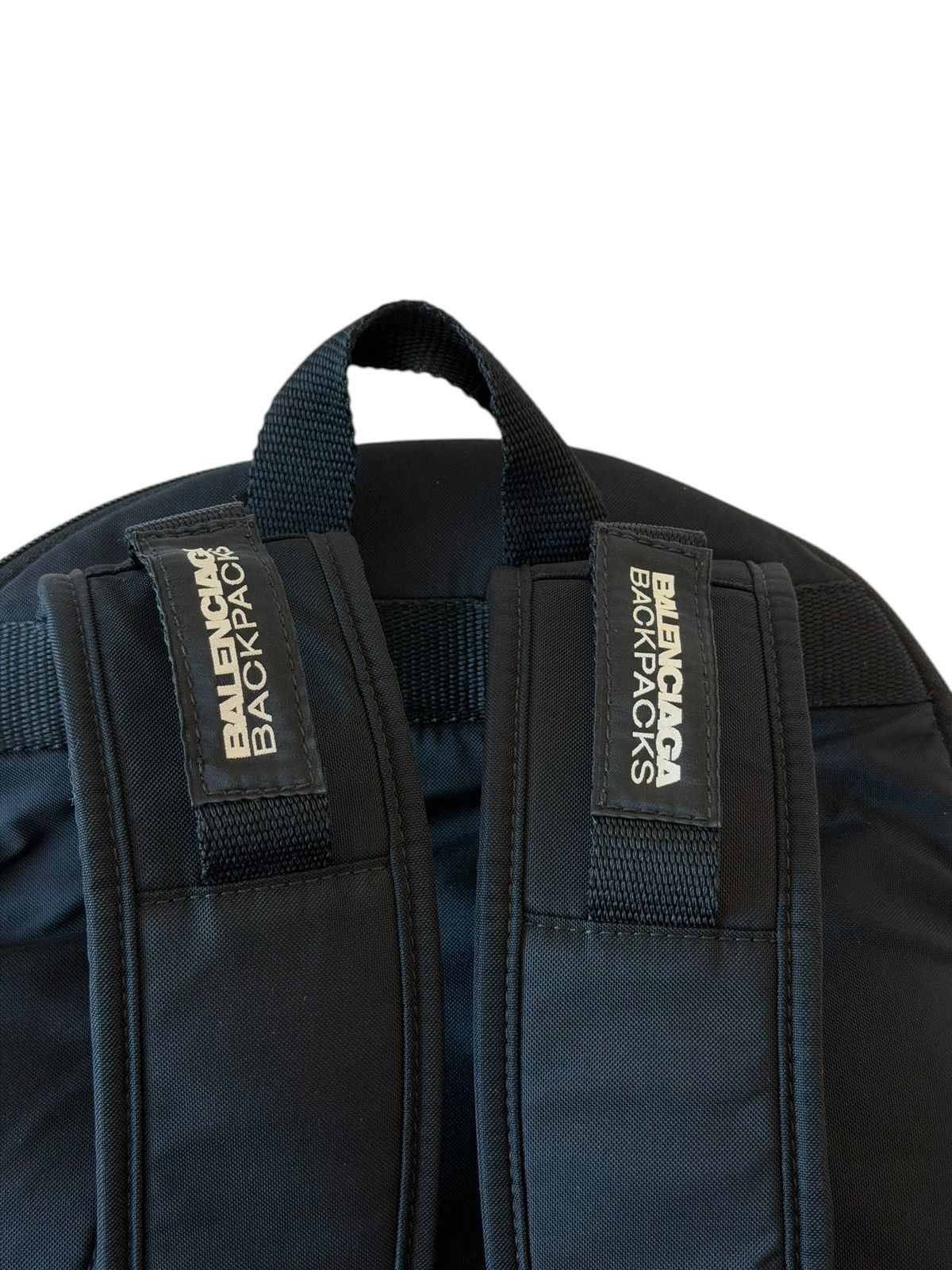 Adidas × Balenciaga *RARE* BALENCIAGA X ADIDAS BLUE SPORT BACKPACK STRIPES Size ONE SIZE - 5 Thumbnail