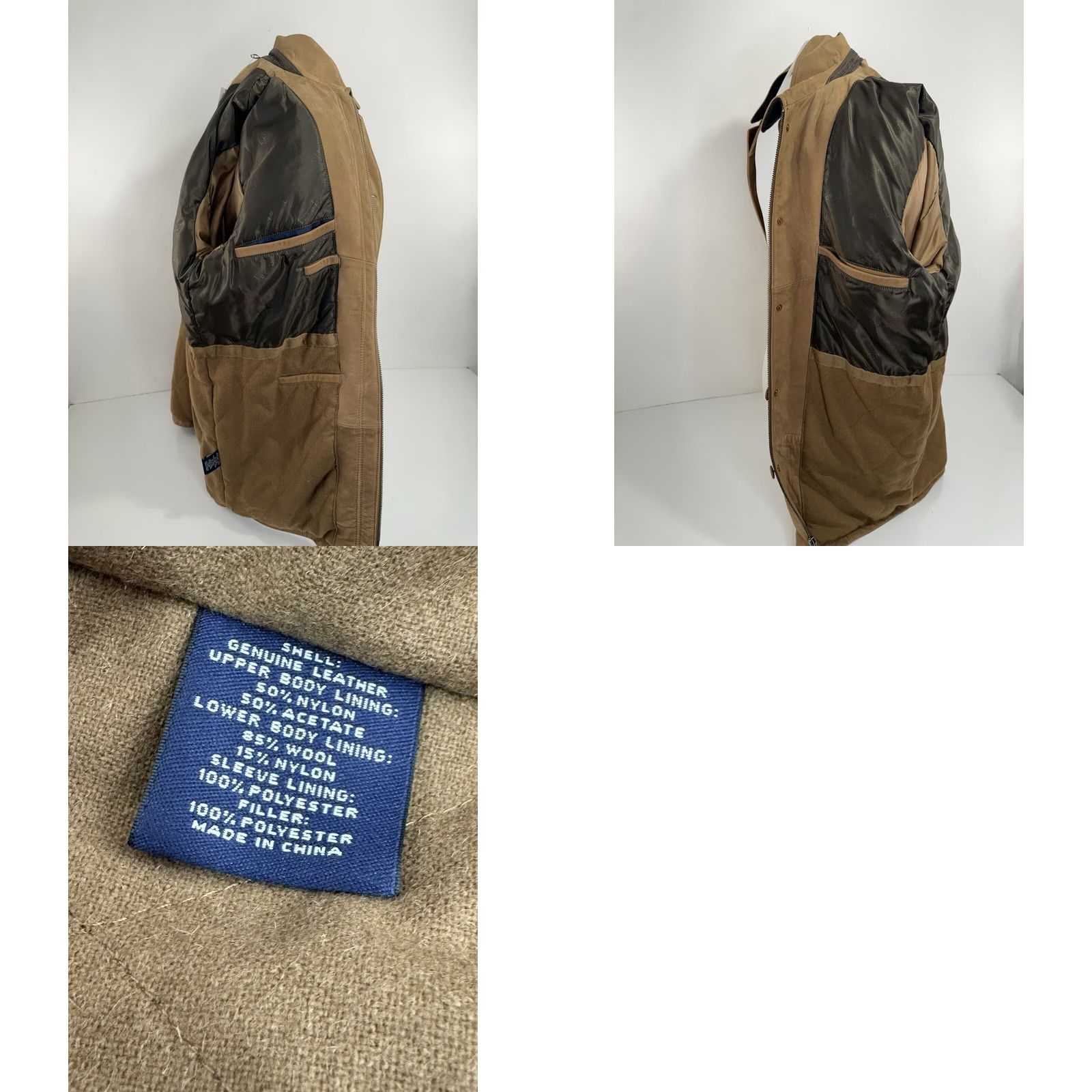 Vintage TURNBURY NEW w TAG LEATHER Md Field Chore Bush Ranch Jacket MEN M Brown Size M Jacket Size US M / EU 48-50 / 2 - 8 Thumbnail