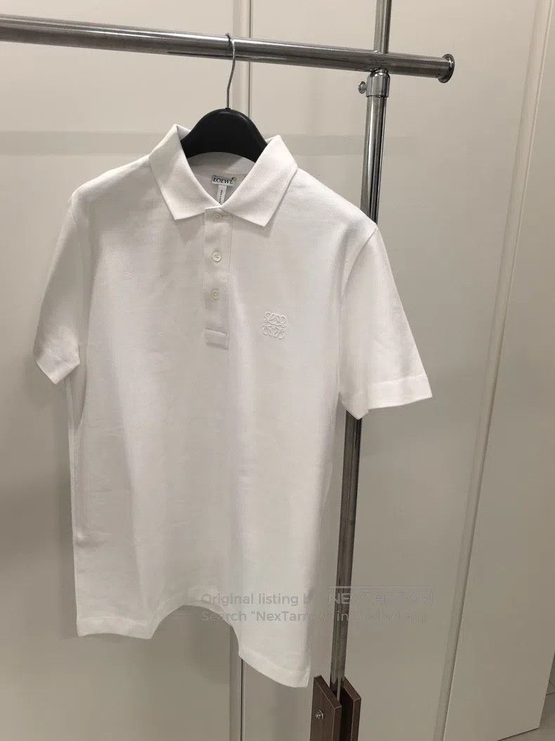 Loewe Loewe White Polo Shirt Size US S / EU 44-46 / 1 - 1 Thumbnail