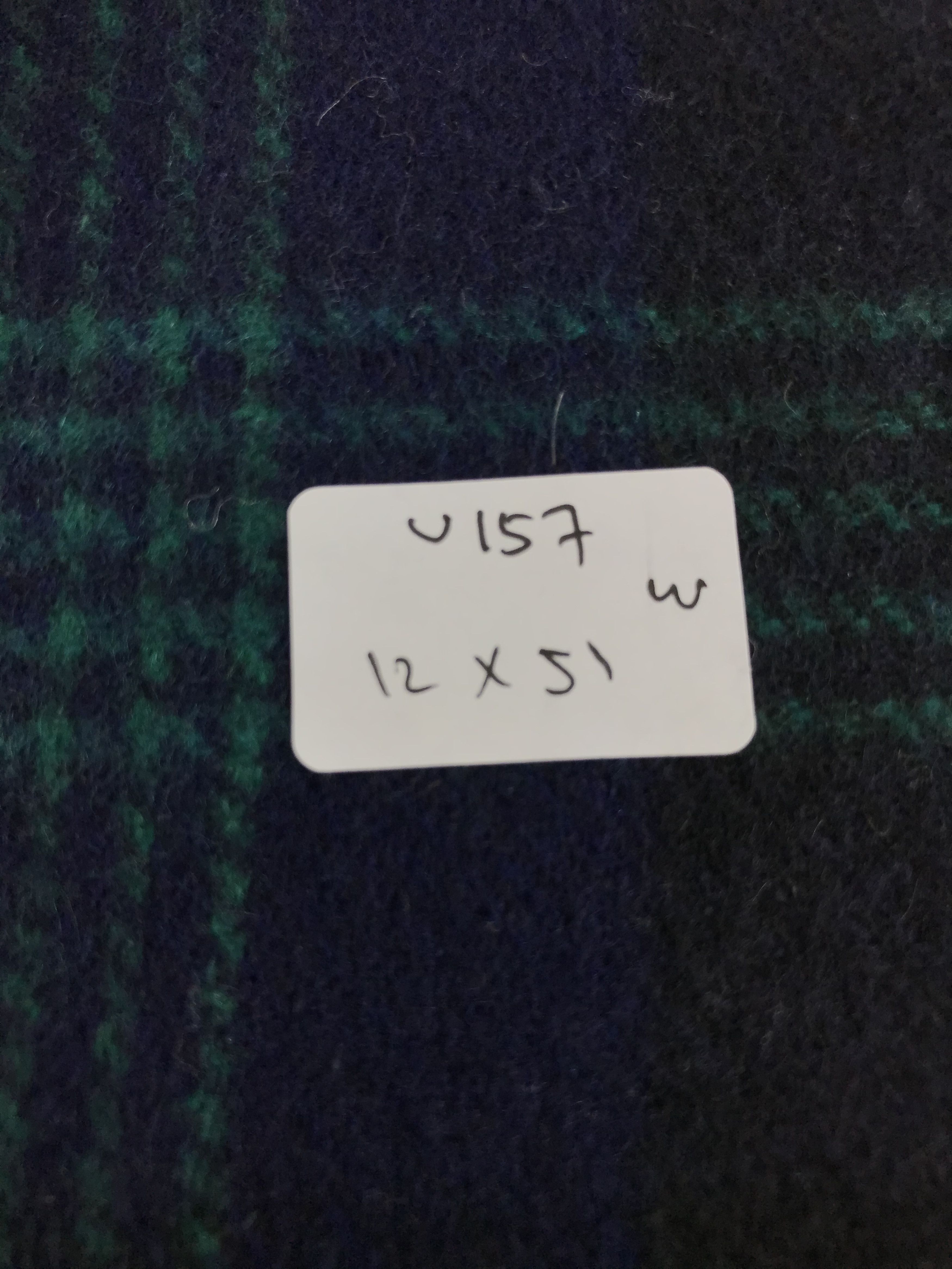 Mila Schon Tartan Wool Scarf Muffler V157