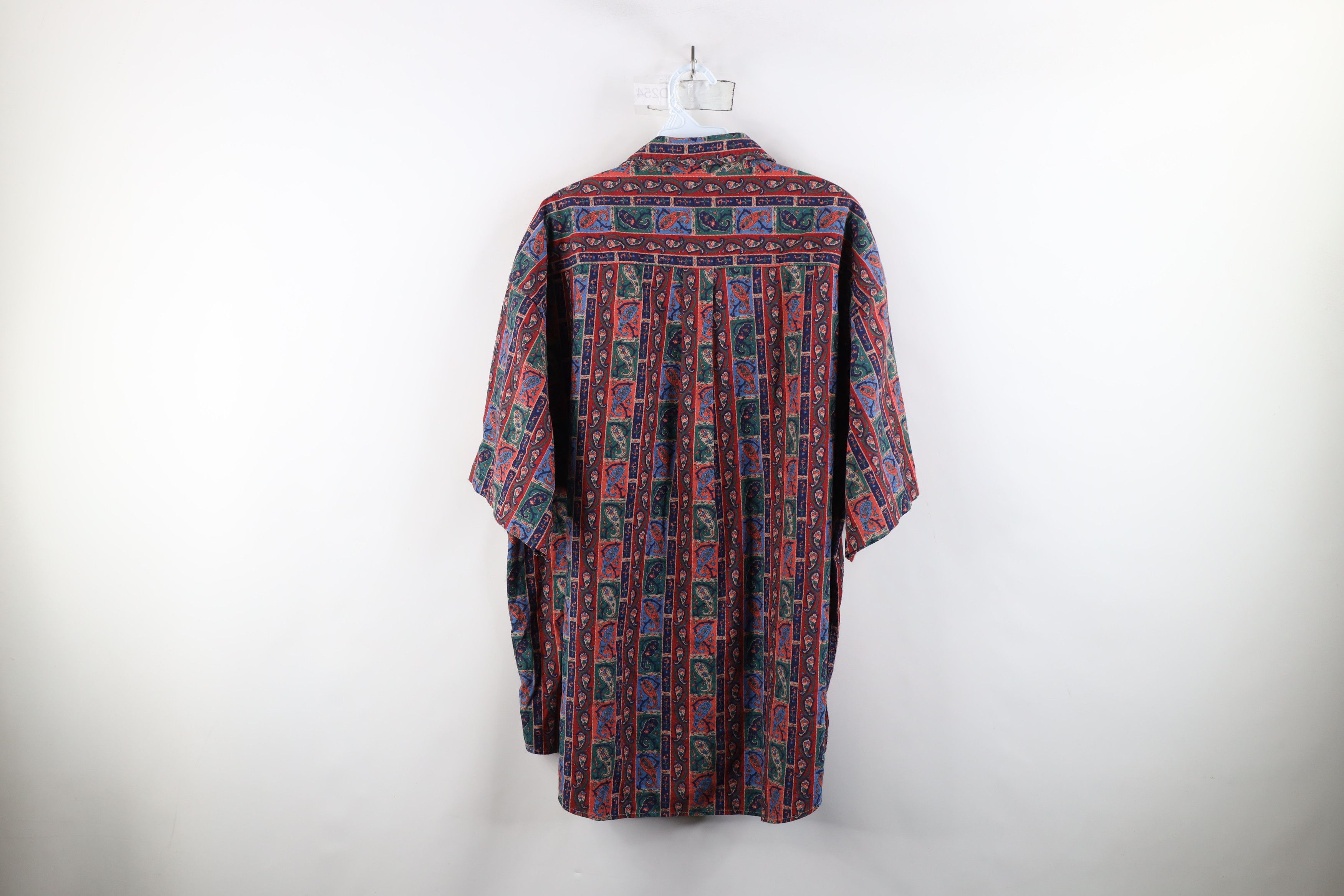 Vintage Vintage 90s Streetwear Baggy Fit Short Sleeve Button Shirt Size US XL / EU 56 / 4 - 9 Thumbnail