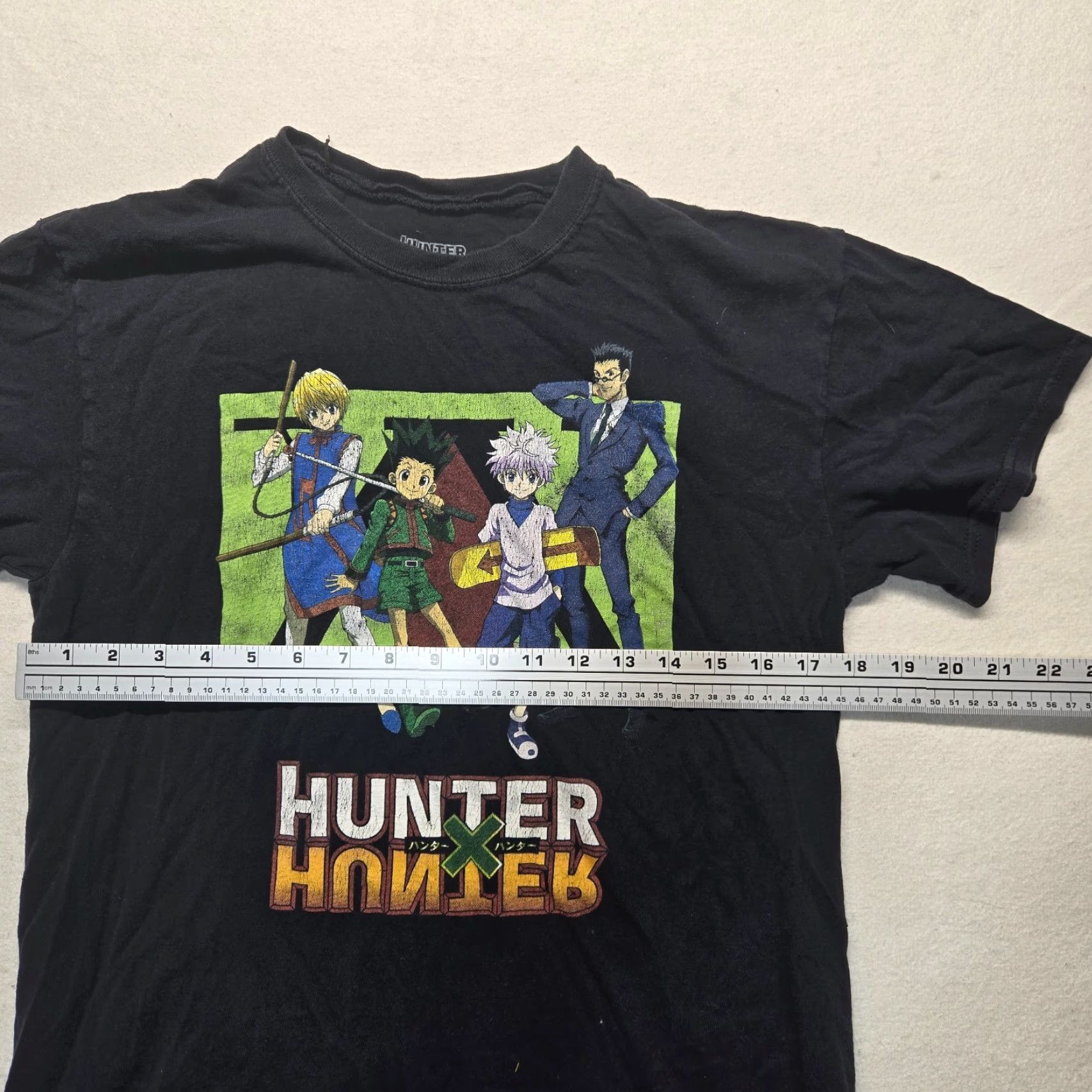 Hunter VINTAGE Hunter Manga Anime Black Short Sleeve T-Shirt Men Medium Cotton Jersey 90s Casual Size US M / EU 48-50 / 2 - 4 Thumbnail