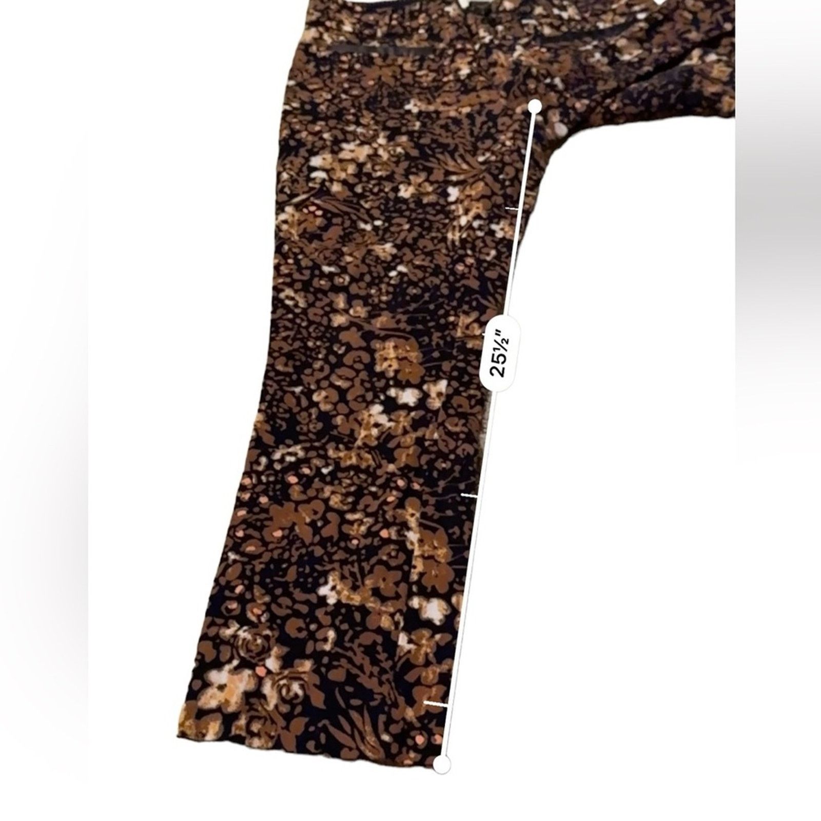 Anthropologie Anthropologie The Essential Slim Autumn Floral Trouser Pants Size 30" / US 8 / IT 44 - 15 Thumbnail