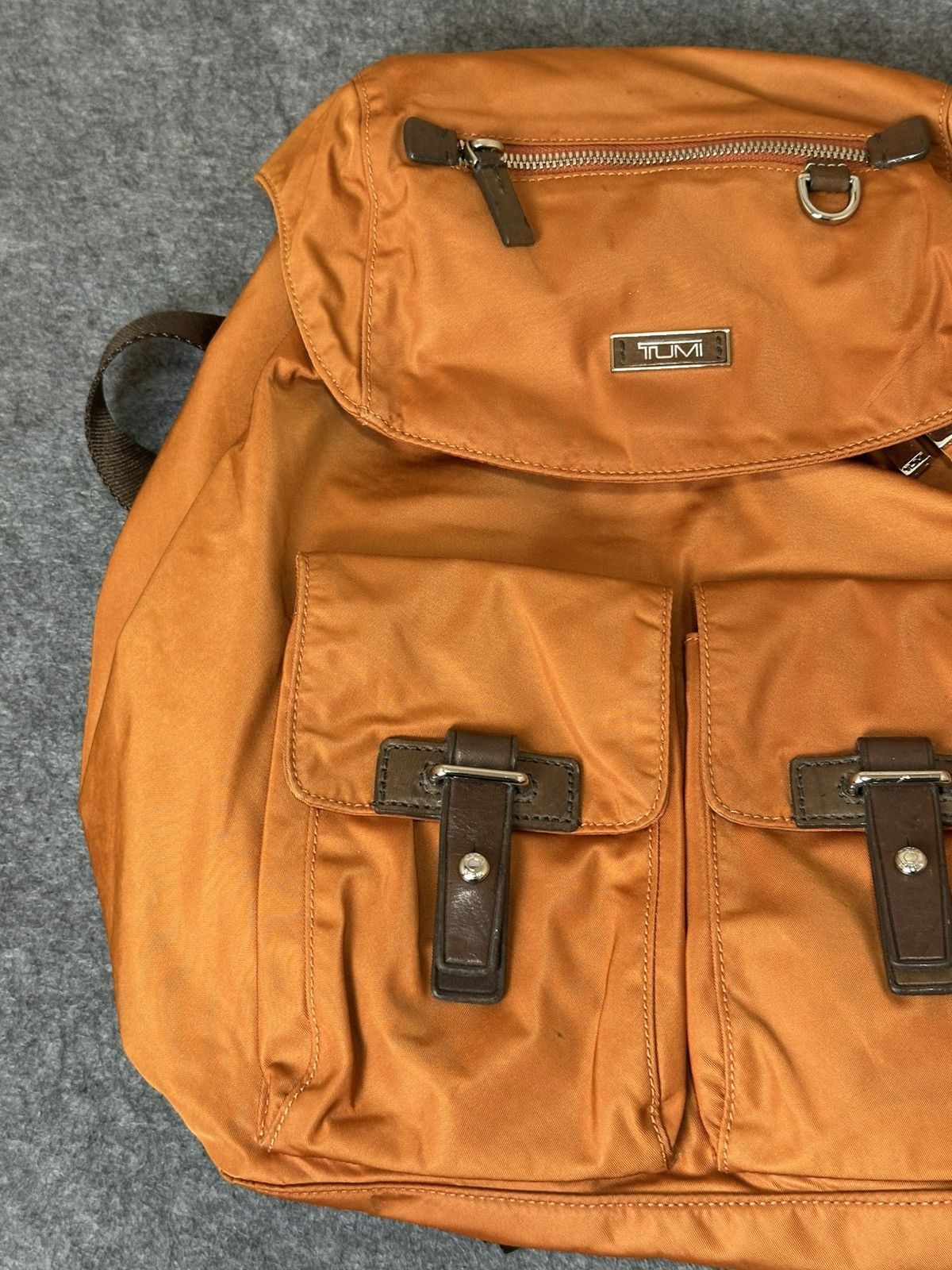 Tumi Tumi Voyageur Basel Backpack in a burnt orange nylon. Size ONE SIZE - 3 Thumbnail