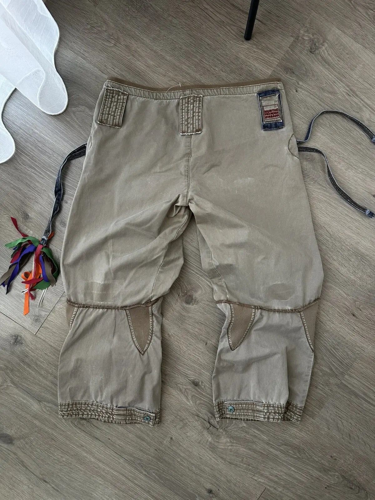Marithe + Francois Girbaud Vintage Marithe Francois Girbaud Rare Emboired Ramie Pants Size US 27 - 11 Thumbnail