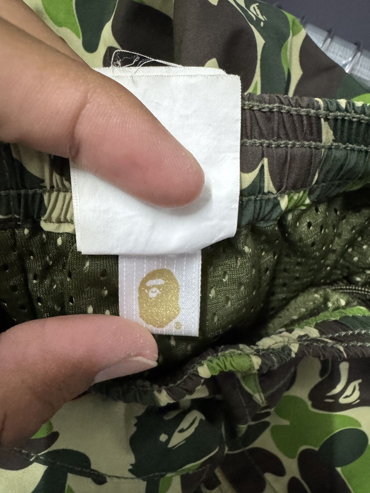 Bape Bape short green camo Size US 31 - 6 Thumbnail