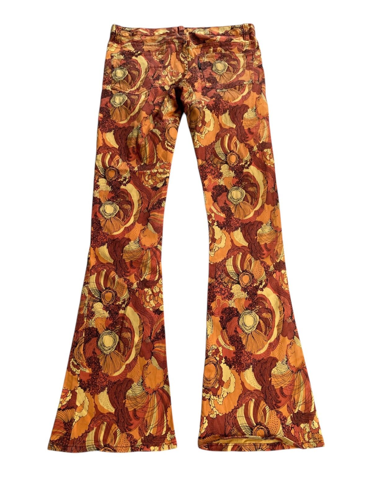 Hysteric Glamour HYSTERIC GLAMOUR FLOWERS FLARED STRETCH PANTS Size 30" / US 8 / IT 44 - 2 Thumbnail