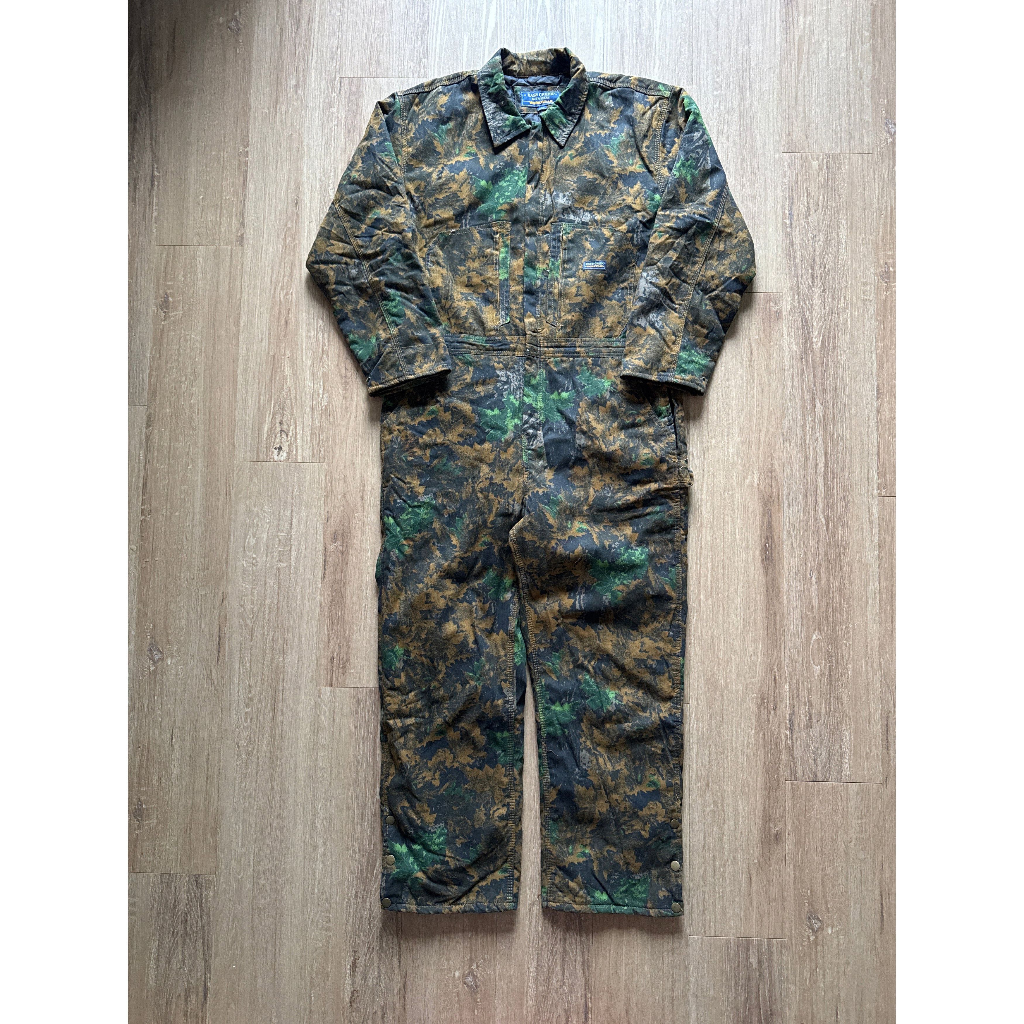 Other Bass Creek Workwear Forest Camo Overalls Size US 32 / EU 48 - 1 Thumbnail
