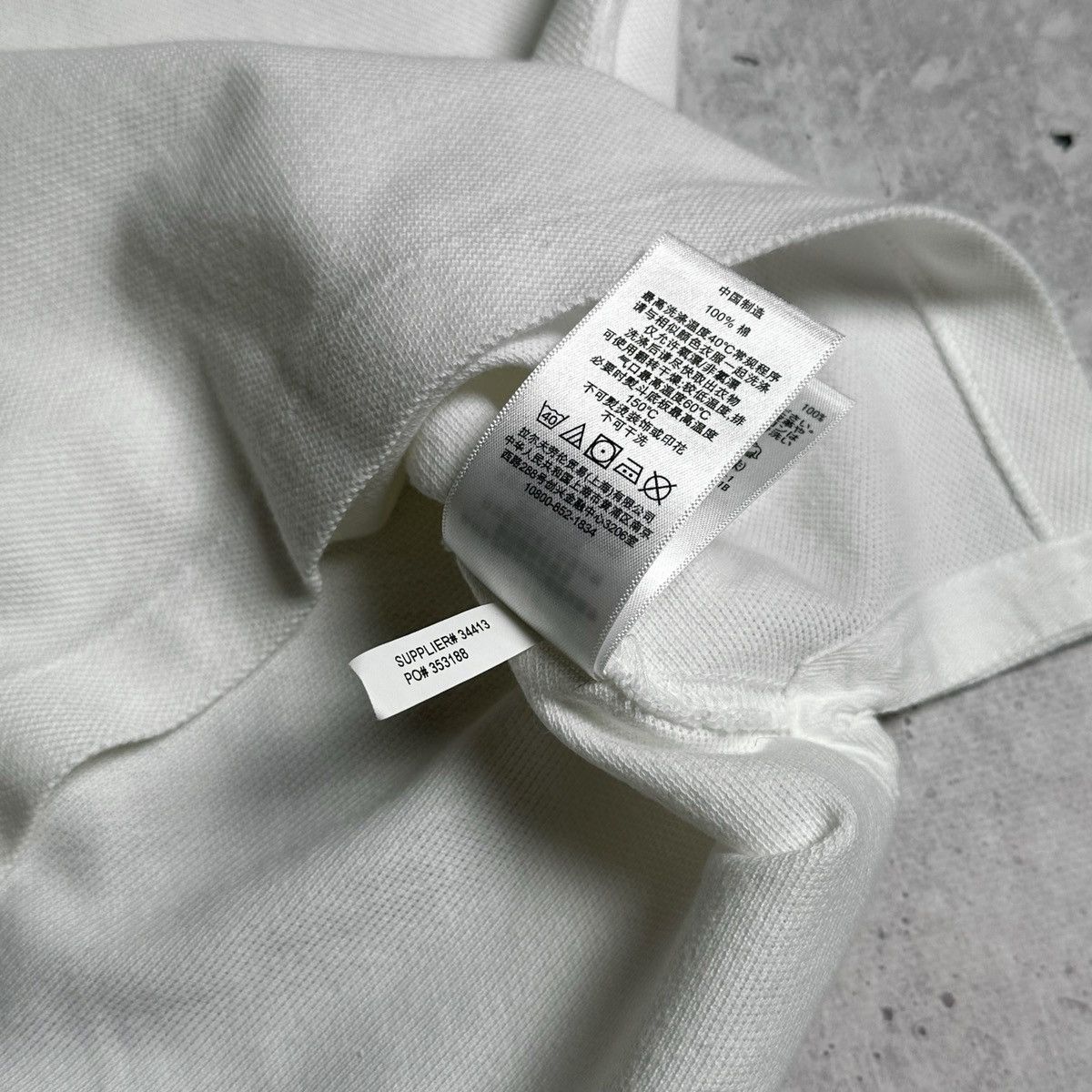 Polo Ralph Lauren × Vintage Polo Ralph Lauren White Polo USA number 3 Size US S / EU 44-46 / 1 - 6 Thumbnail