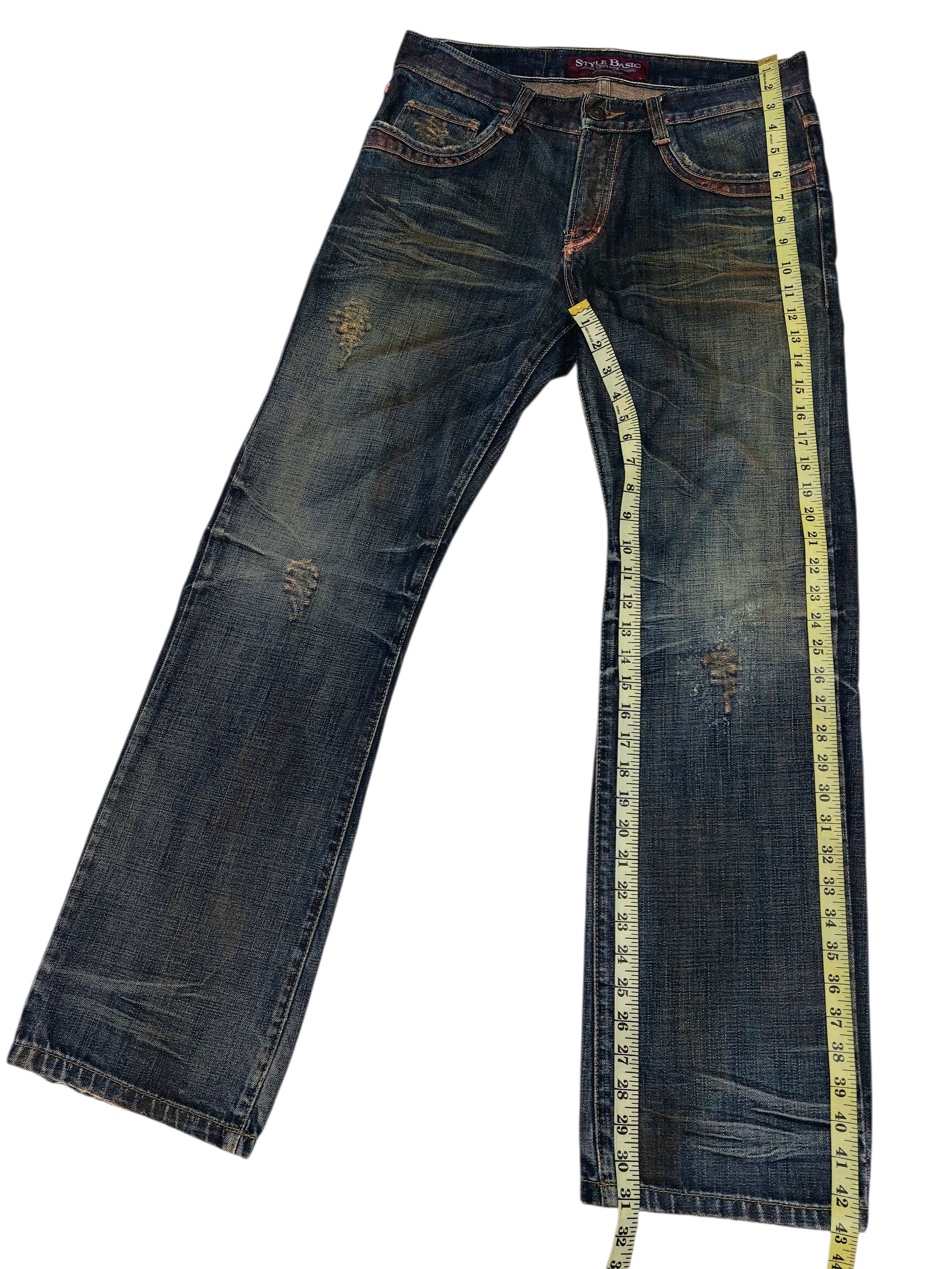 Mr. Gentleman 🔥Punk Whiskers Vintage Basic Style Tornado Mart Inspire Size US 33 - 13 Thumbnail