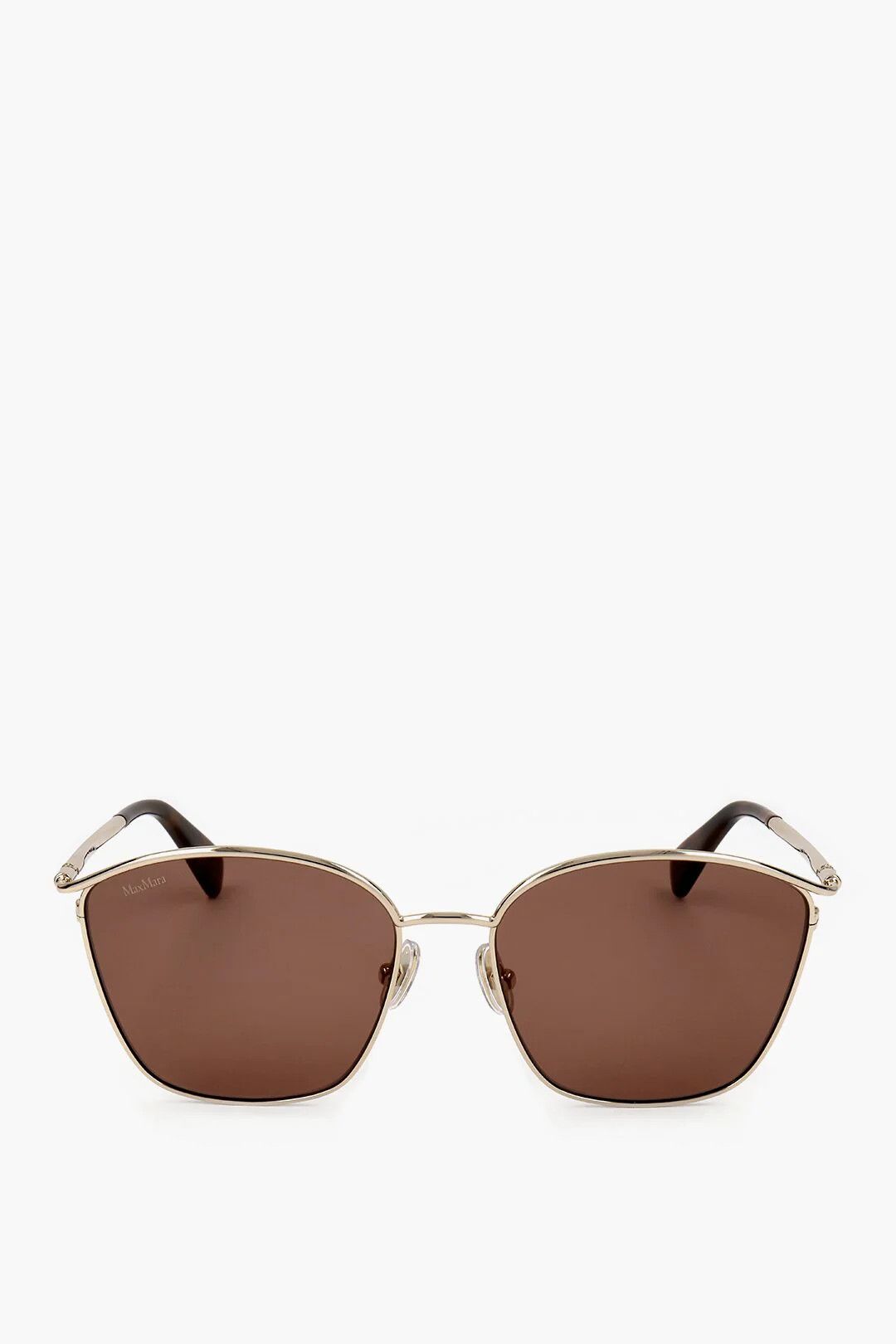 Max Mara og1mm0426 Size: OS / Clubmaster Sunglasses in Brown Size ONE SIZE - 1 Thumbnail