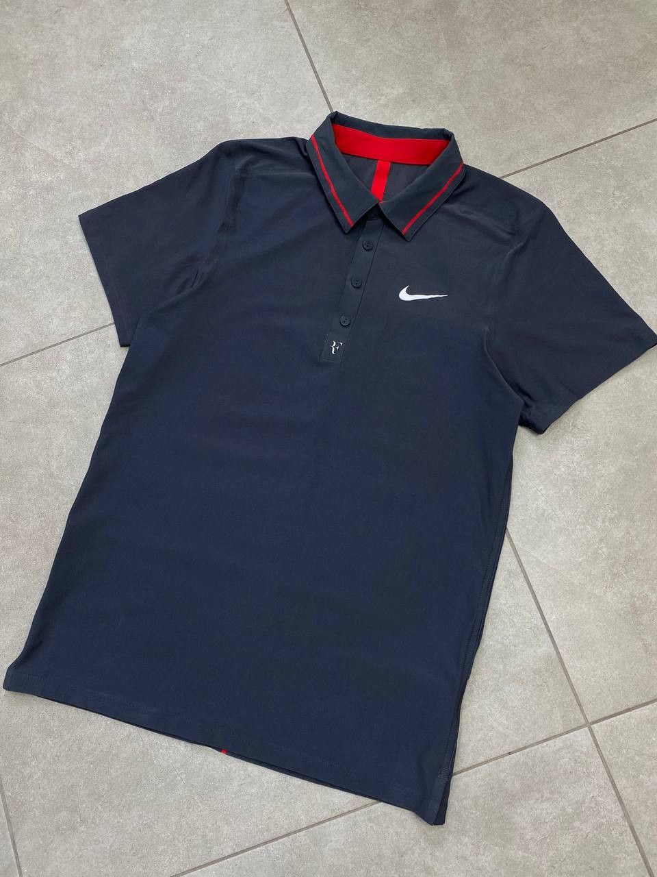 Nike Nike RF Roger Federer 2011 US OPEN Polo Buttons Shirt Size US S / EU 44-46 / 1 - 5 Thumbnail